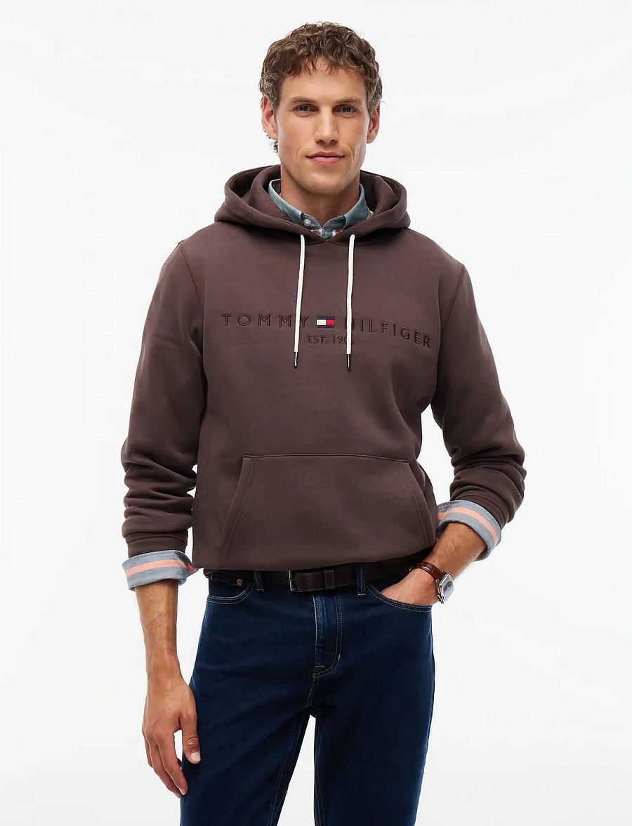 Tommy Hilfiger - TOMMY LOGO HOODY - kapuzenpullover - earthy brown tonal - 0