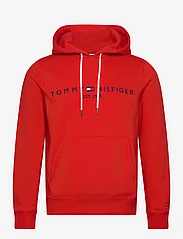 Tommy Hilfiger - TOMMY LOGO HOODY - hoodies - fierce red - 0