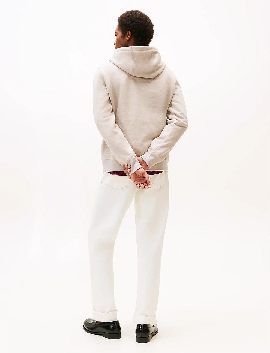Tommy Hilfiger - TOMMY LOGO HOODY - kapuutsiga dressipluusid - heathered pebble - 3