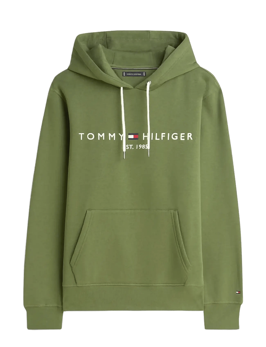 Tommy Hilfiger - TOMMY LOGO HOODY - kapuutsiga dressipluusid - mountain pine - 1