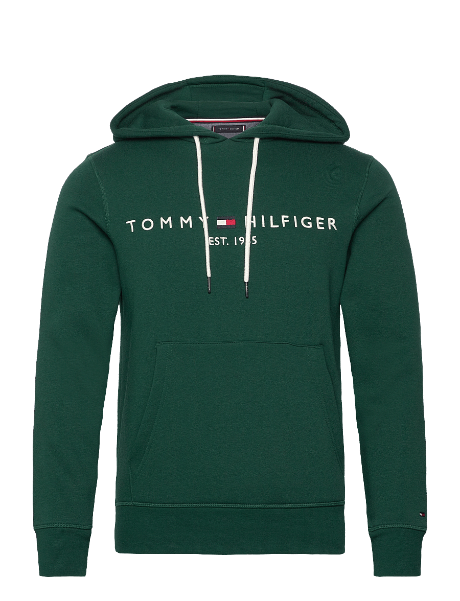 Tommy Hilfiger - TOMMY LOGO HOODY - kapuutsiga dressipluusid - ornamental green - 1