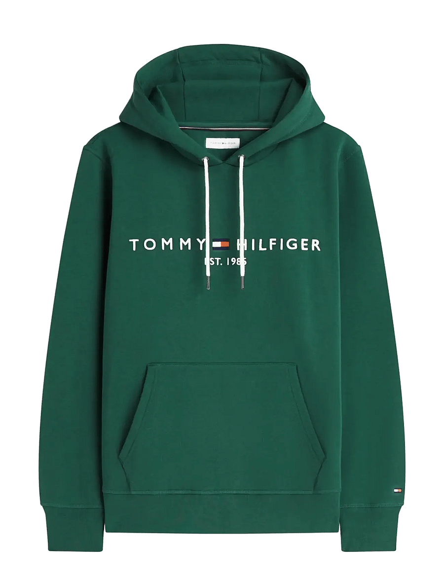 Tommy Hilfiger - TOMMY LOGO HOODY - hoodies - street green - 1