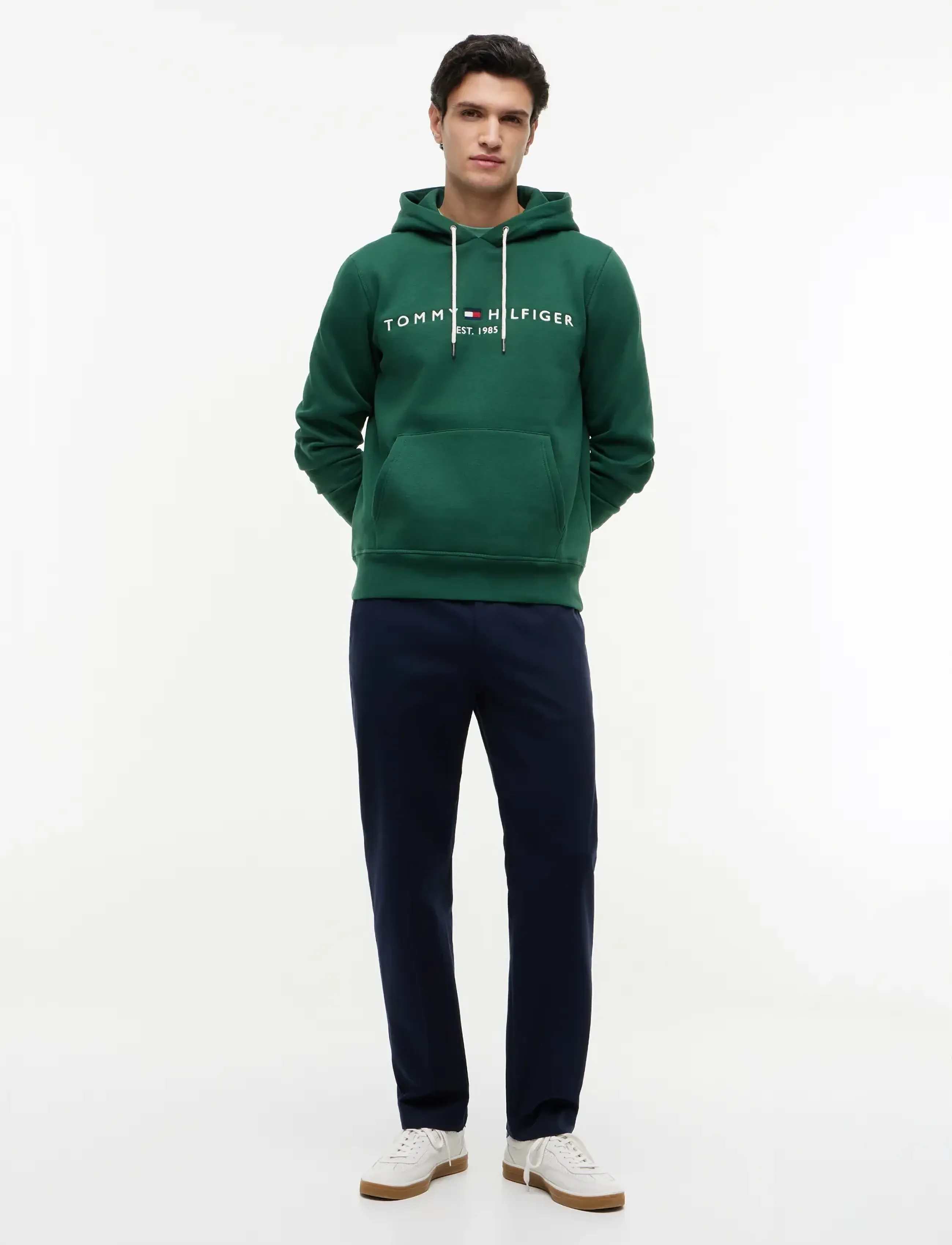 Tommy Hilfiger - TOMMY LOGO HOODY - hoodies - street green - 4