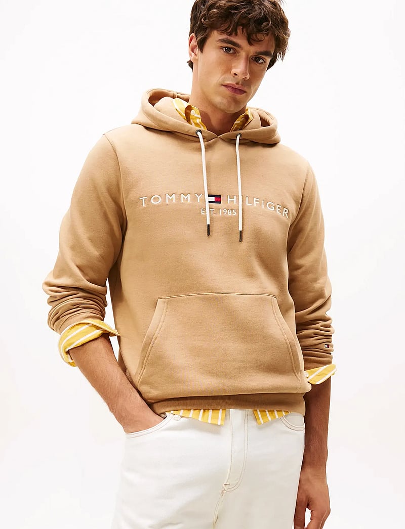 Tommy Hilfiger - TOMMY LOGO HOODY - kapuzenpullover - timeless camel - 0