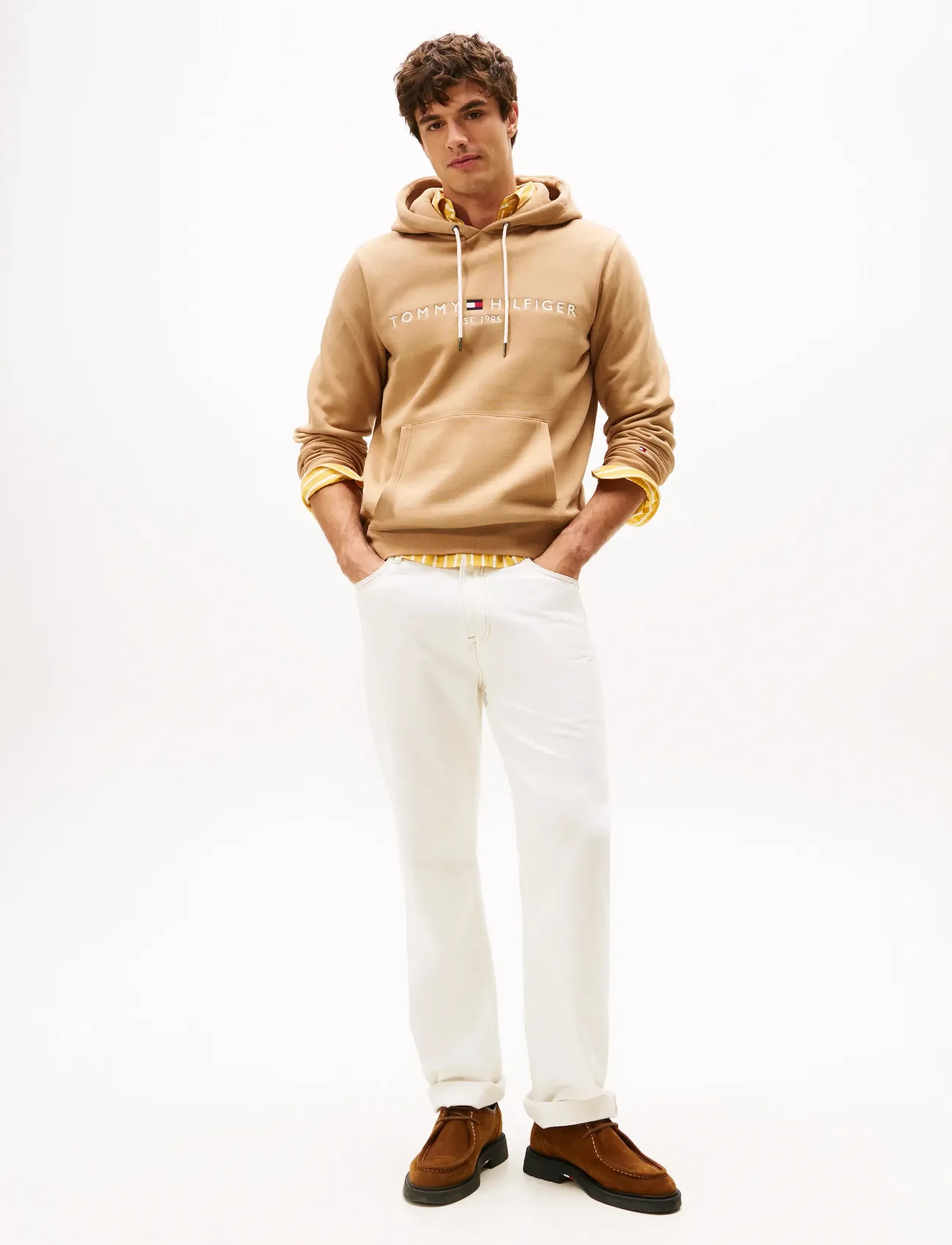 Tommy Hilfiger - TOMMY LOGO HOODY - sweats à capuche - timeless camel - 2
