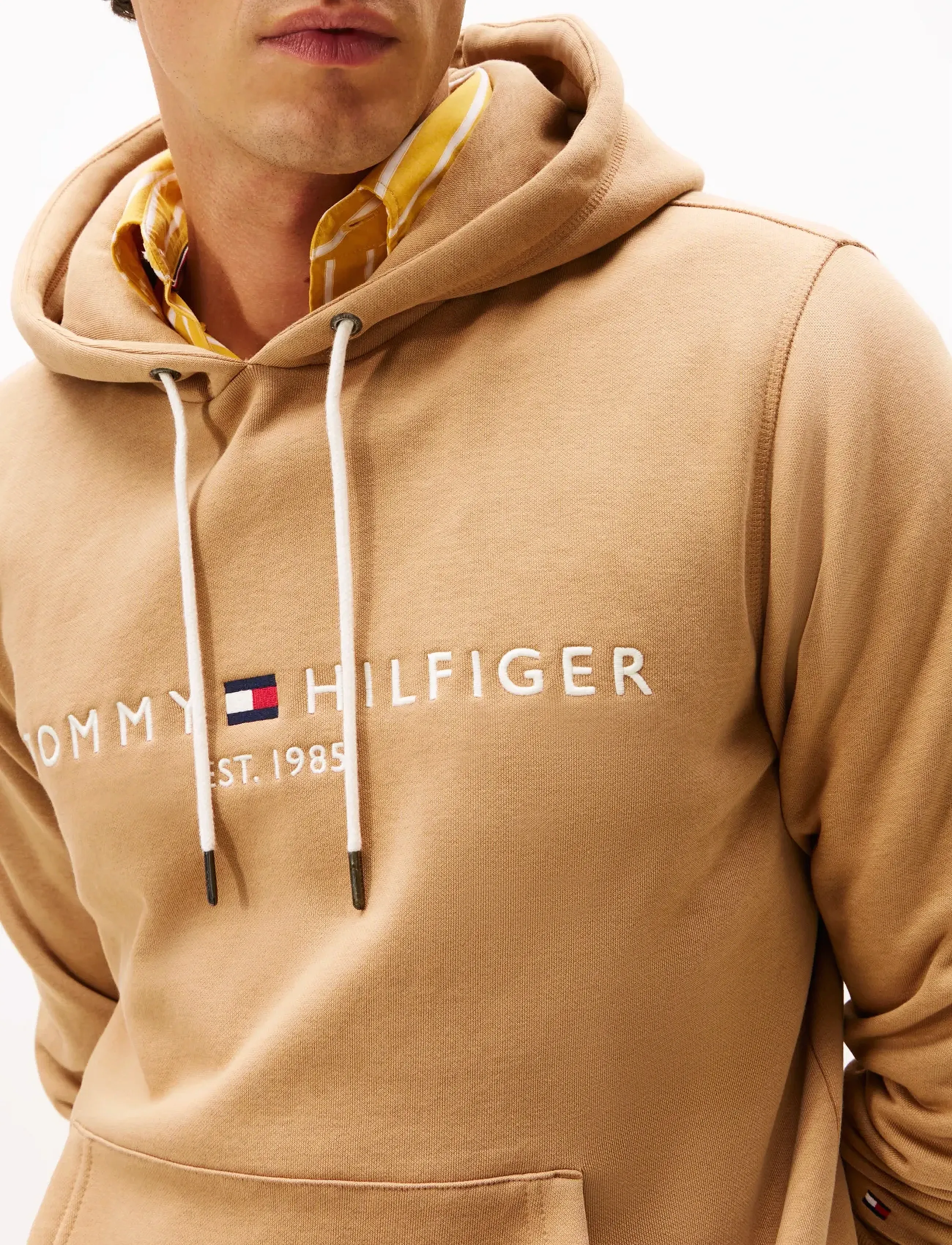 Tommy Hilfiger - TOMMY LOGO HOODY - sweats à capuche - timeless camel - 4