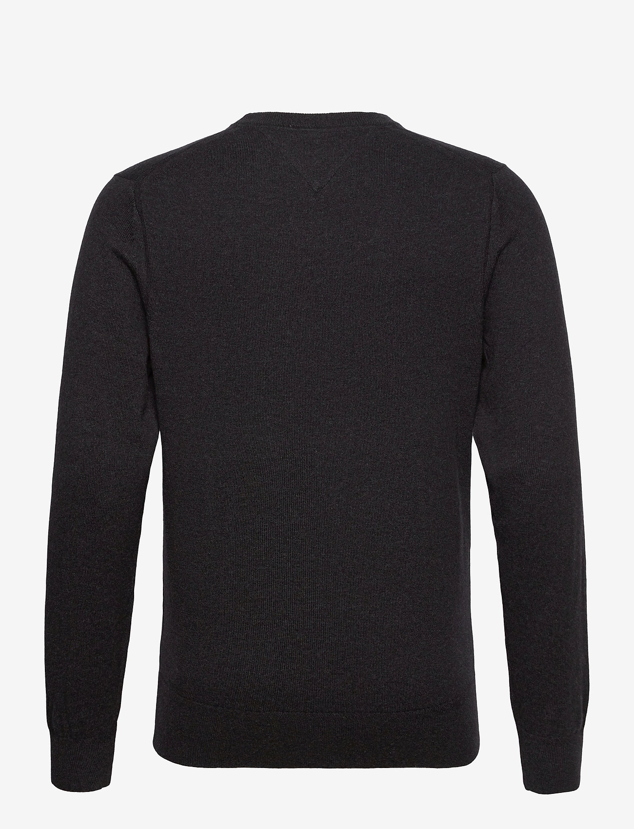 Tommy Hilfiger - PIMA COTTON CASHMERE CREW NECK - jet black heather - 1
