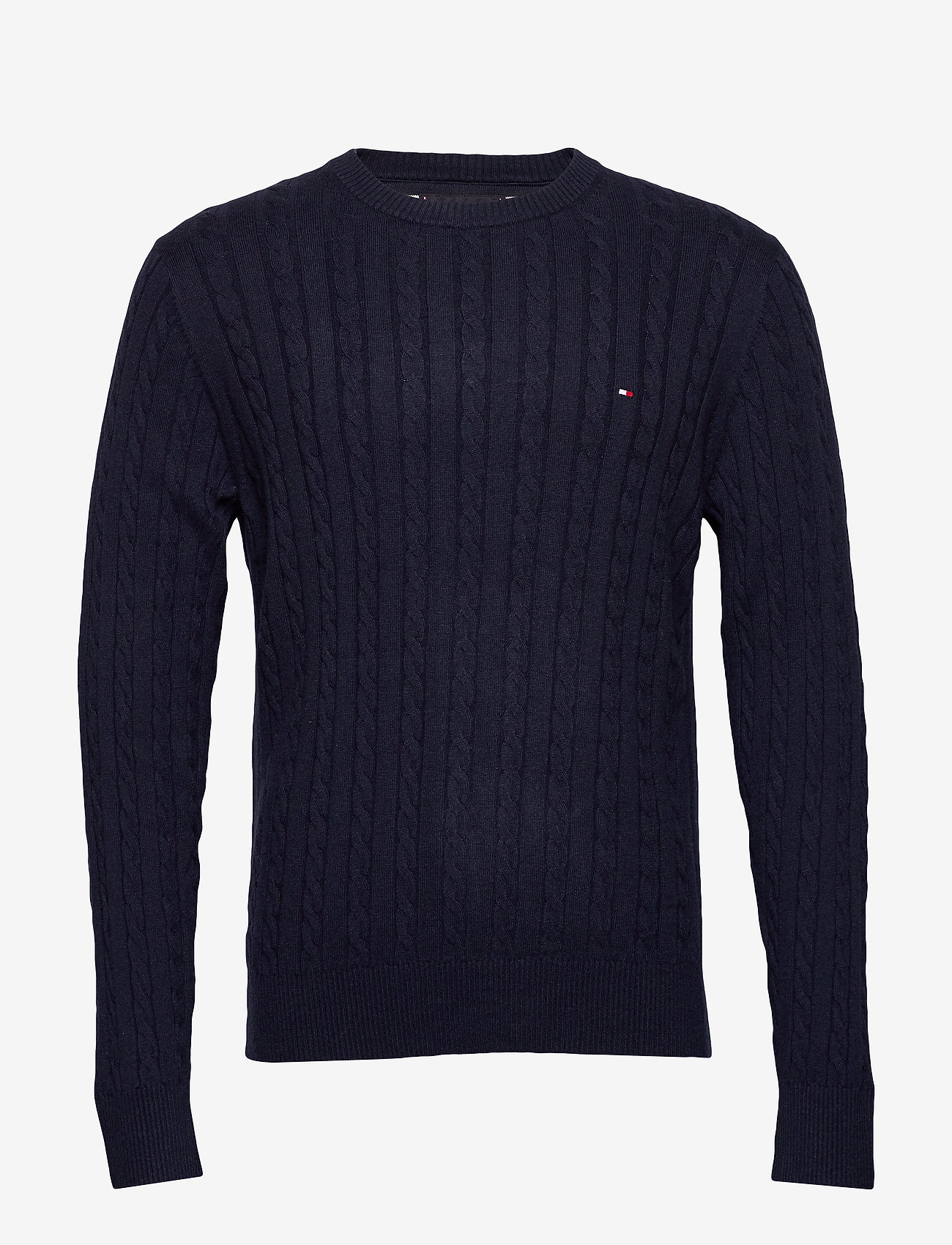Tommy Hilfiger - CLASSIC CABLE CREW NECK - sky captain heather - 0