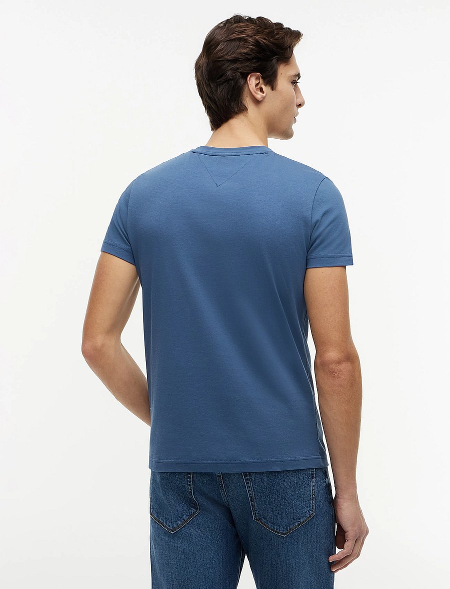 Tommy Hilfiger - TOMMY LOGO T-SHIRT - kurzärmelige t-shirts - aegean sea - 2