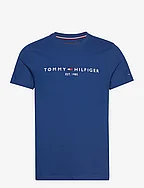 TOMMY LOGO TEE - ANCHOR BLUE