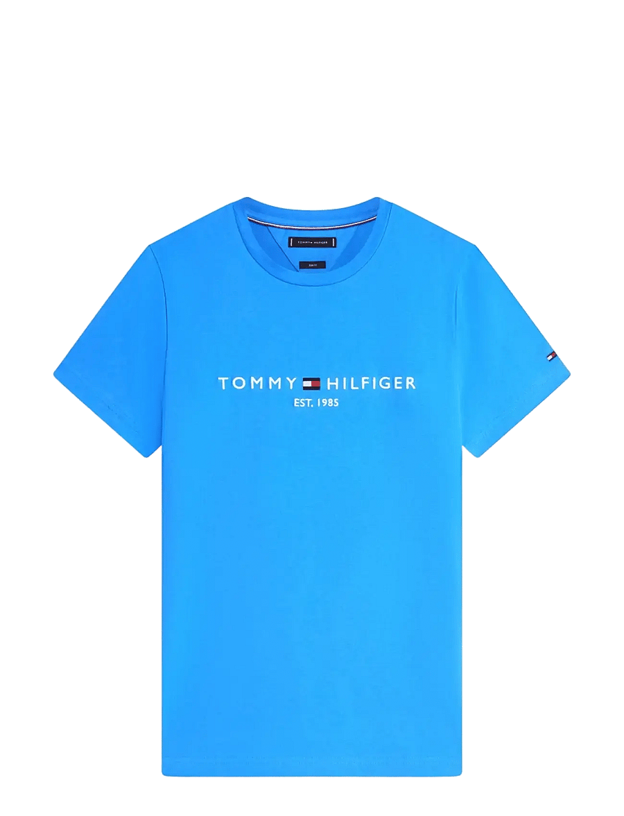 Tommy Hilfiger - TOMMY LOGO TEE - kurzärmelig - blue orbit - 1