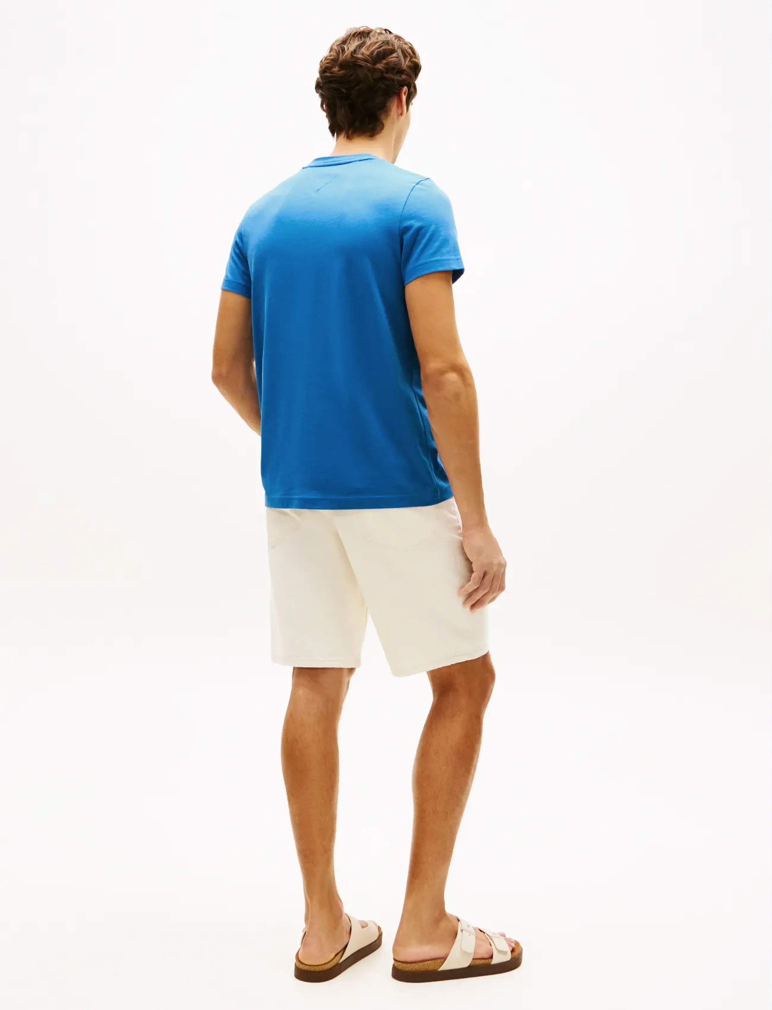 Tommy Hilfiger - TOMMY LOGO TEE - kortærmede t-shirts - blue orbit - 2