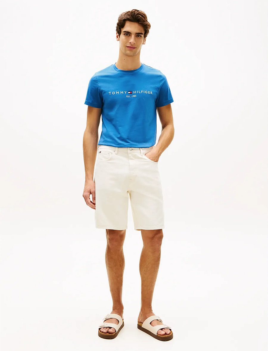 Tommy Hilfiger - TOMMY LOGO TEE - kurzärmelig - blue orbit - 3