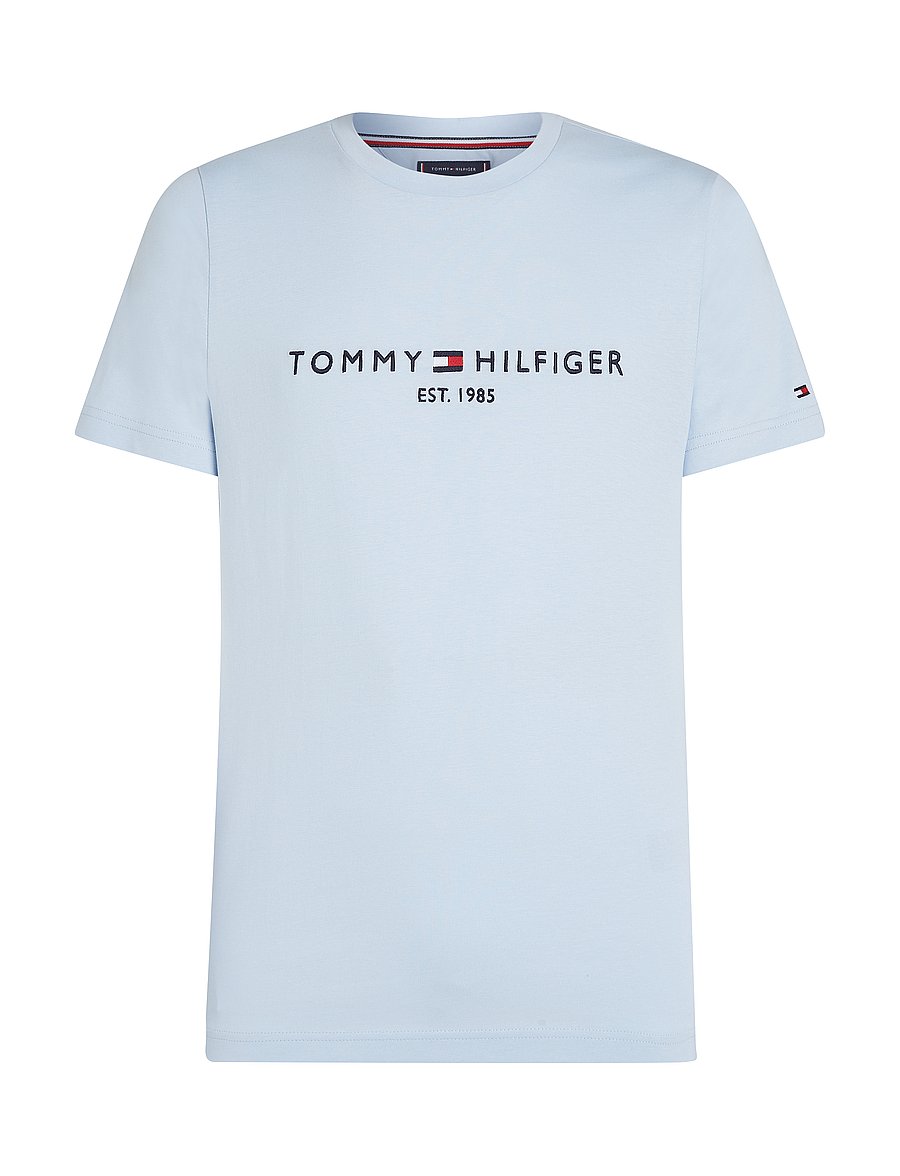 Tommy Hilfiger - TOMMY LOGO TEE - kurzärmelig - breezy blue - 1