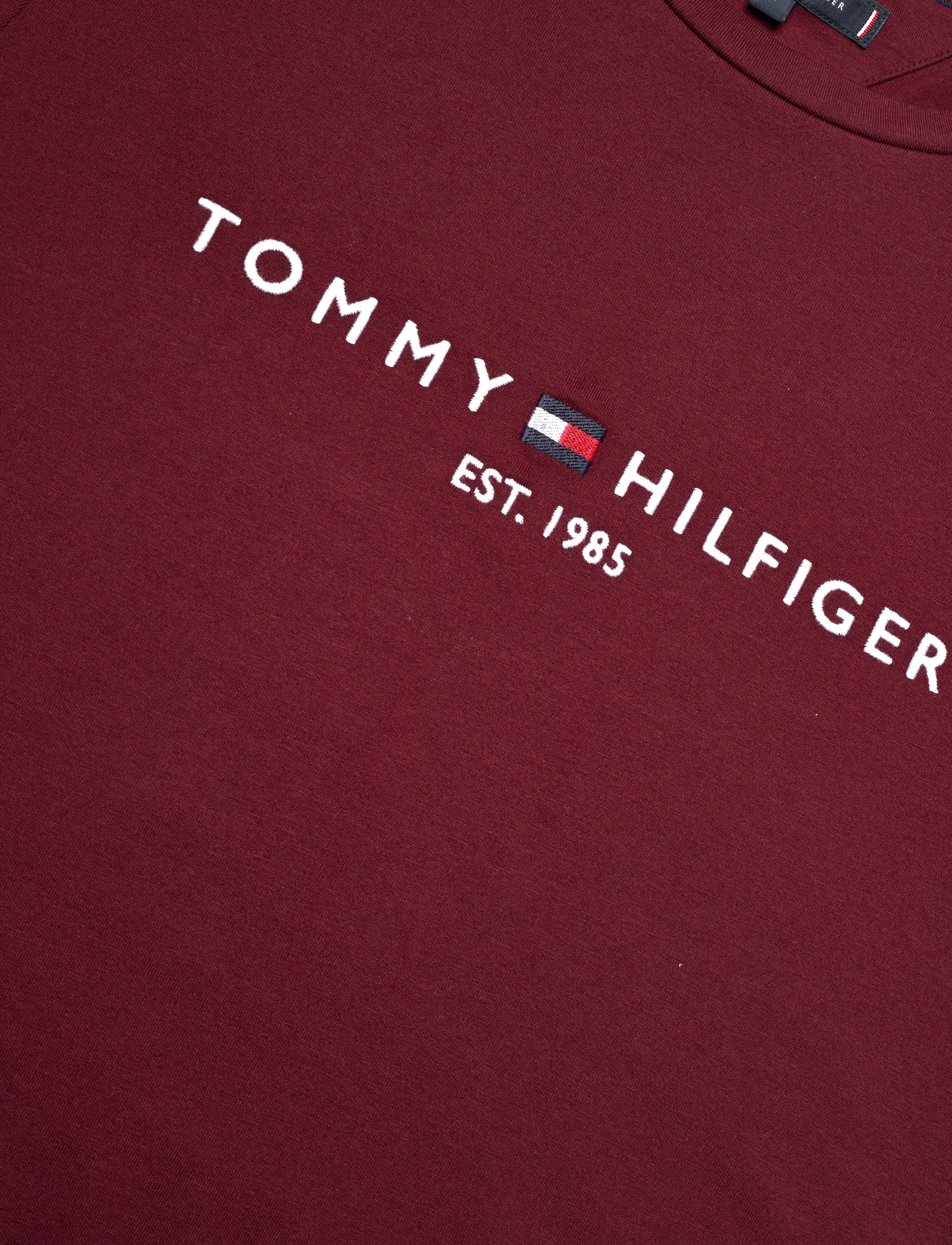 Tommy Hilfiger - TOMMY LOGO TEE - short-sleeved t-shirts - deep rouge - 3