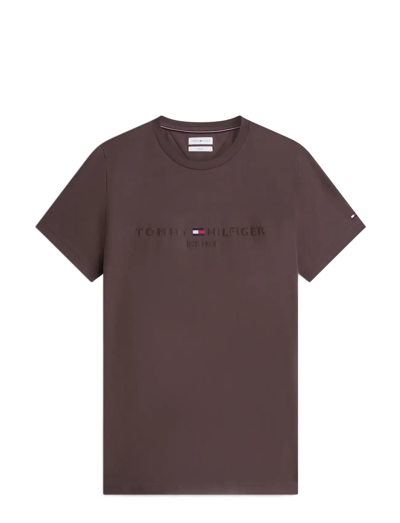 Tommy Hilfiger - TOMMY LOGO T-SHIRT - lühikeste varrukatega t-särgid - earthy brown  tonal - 1