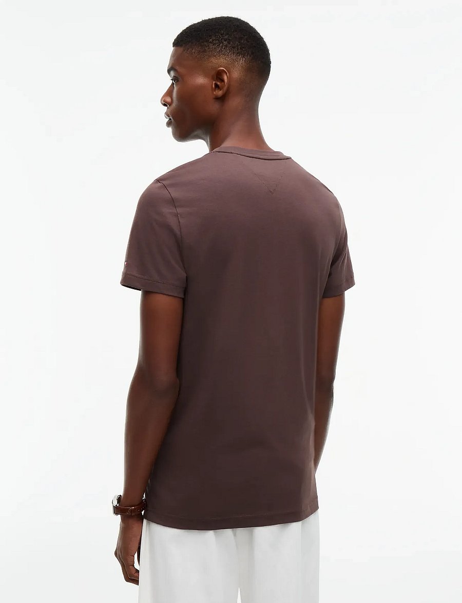 Tommy Hilfiger - TOMMY LOGO T-SHIRT - lühikeste varrukatega t-särgid - earthy brown tonal - 2