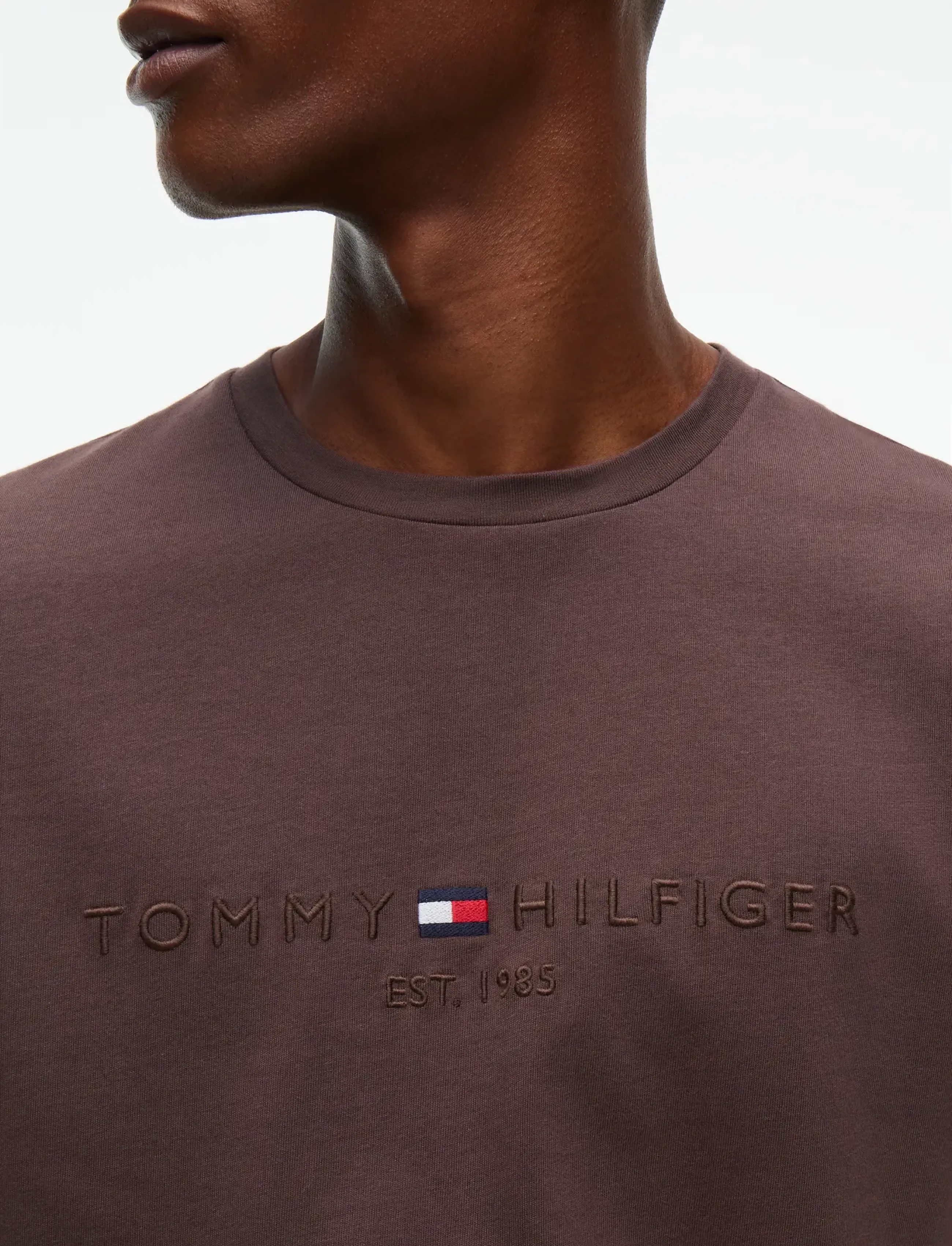 Tommy Hilfiger - TOMMY LOGO T-SHIRT - lühikeste varrukatega t-särgid - earthy brown  tonal - 3