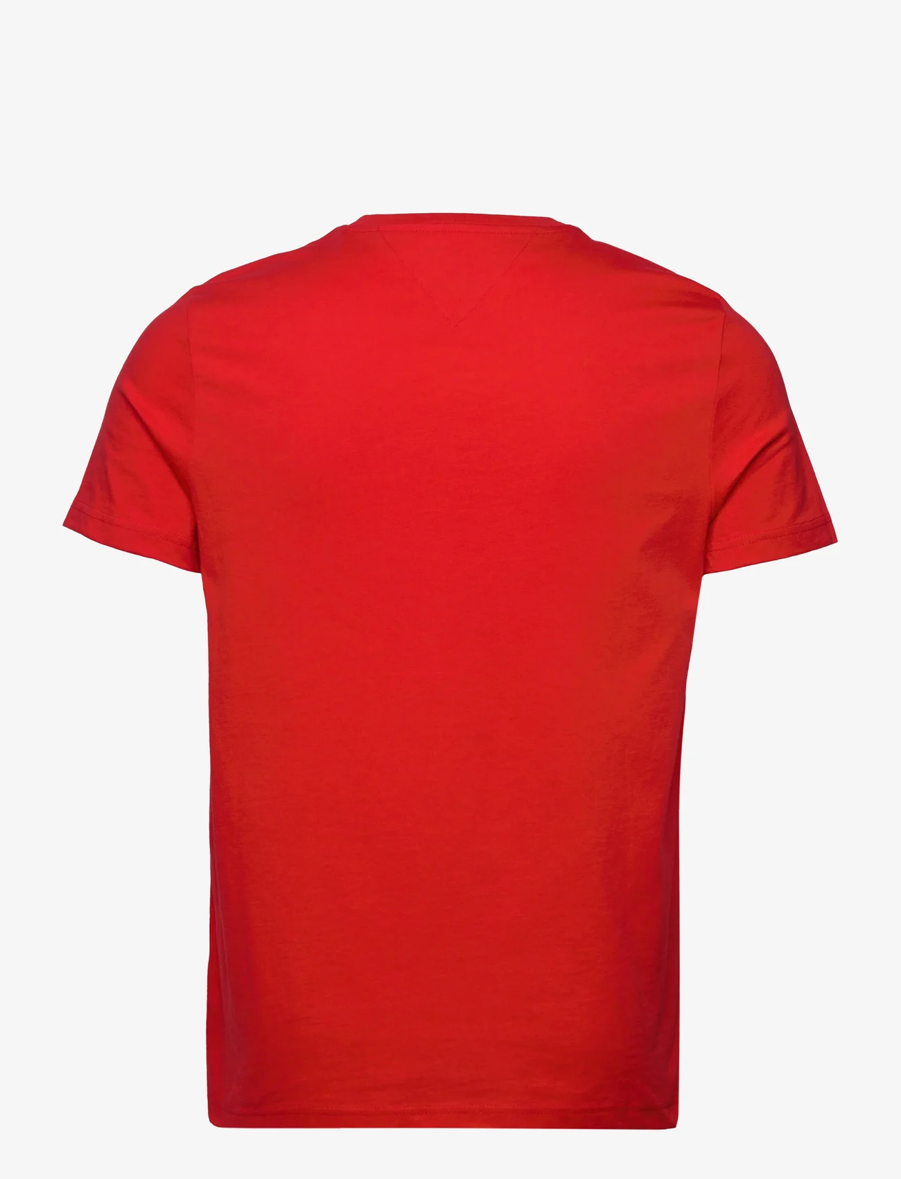 Tommy Hilfiger - TOMMY LOGO TEE - kortermede t-skjorter - fierce red - 1