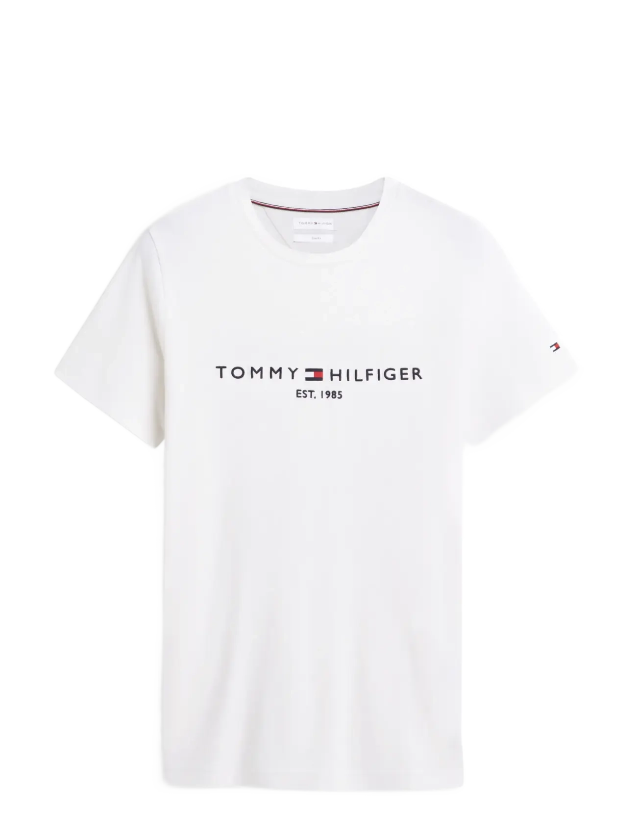 Tommy Hilfiger - TOMMY LOGO TEE - kurzärmelige t-shirts - ivory petal tonal - 1