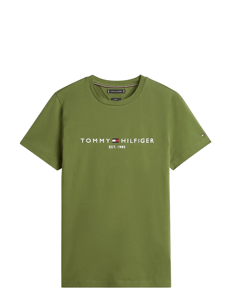 Tommy Hilfiger - TOMMY LOGO TEE - kurzärmelig - mountain pine - 1