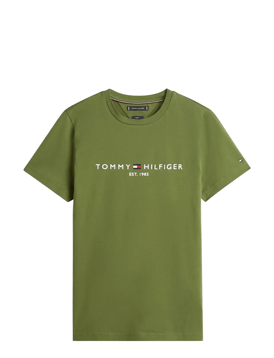 Tommy Hilfiger - TOMMY LOGO TEE - kurzärmelig - mountain pine - 1