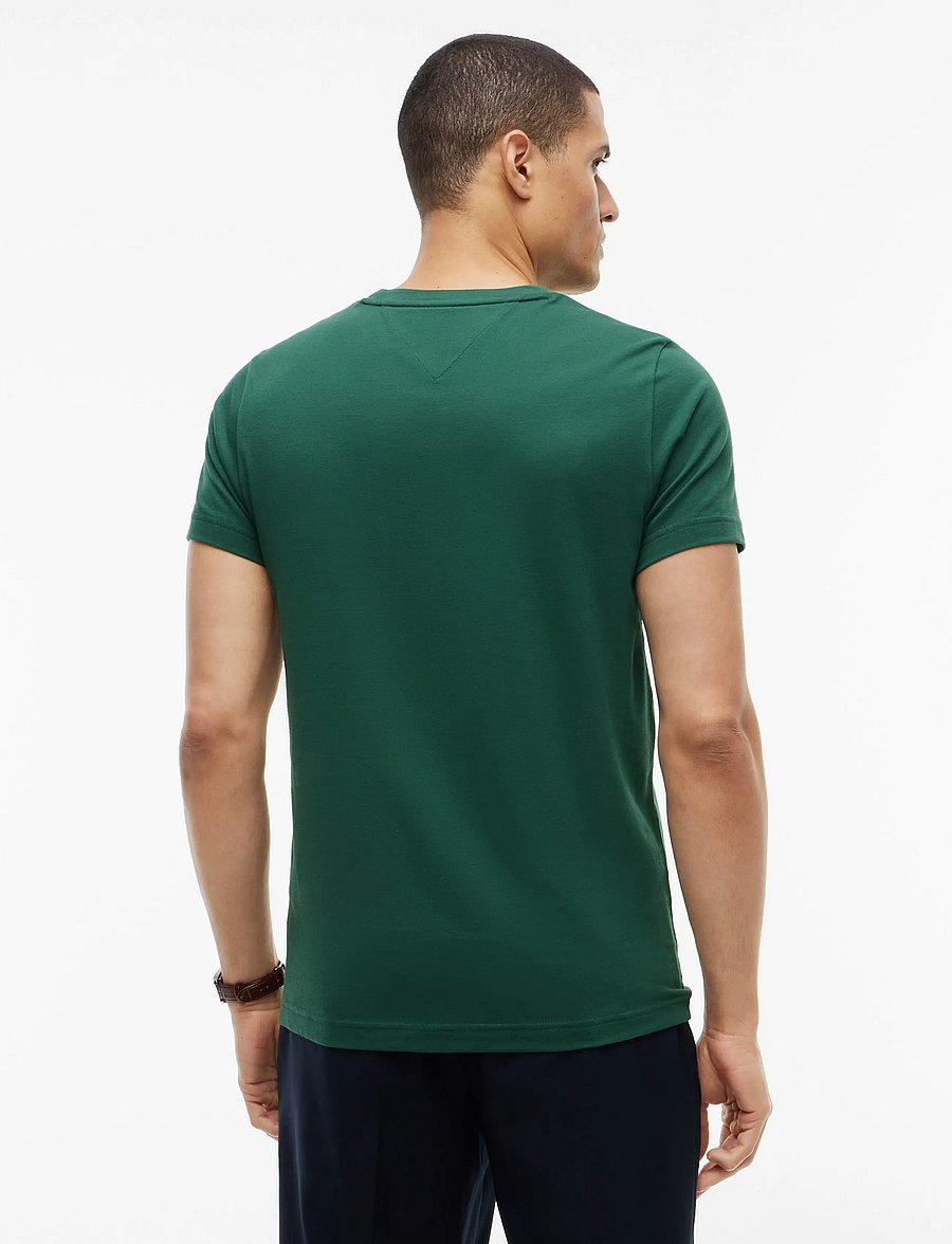 Tommy Hilfiger - TOMMY LOGO TEE - kurzärmelige t-shirts - ornamental green - 2
