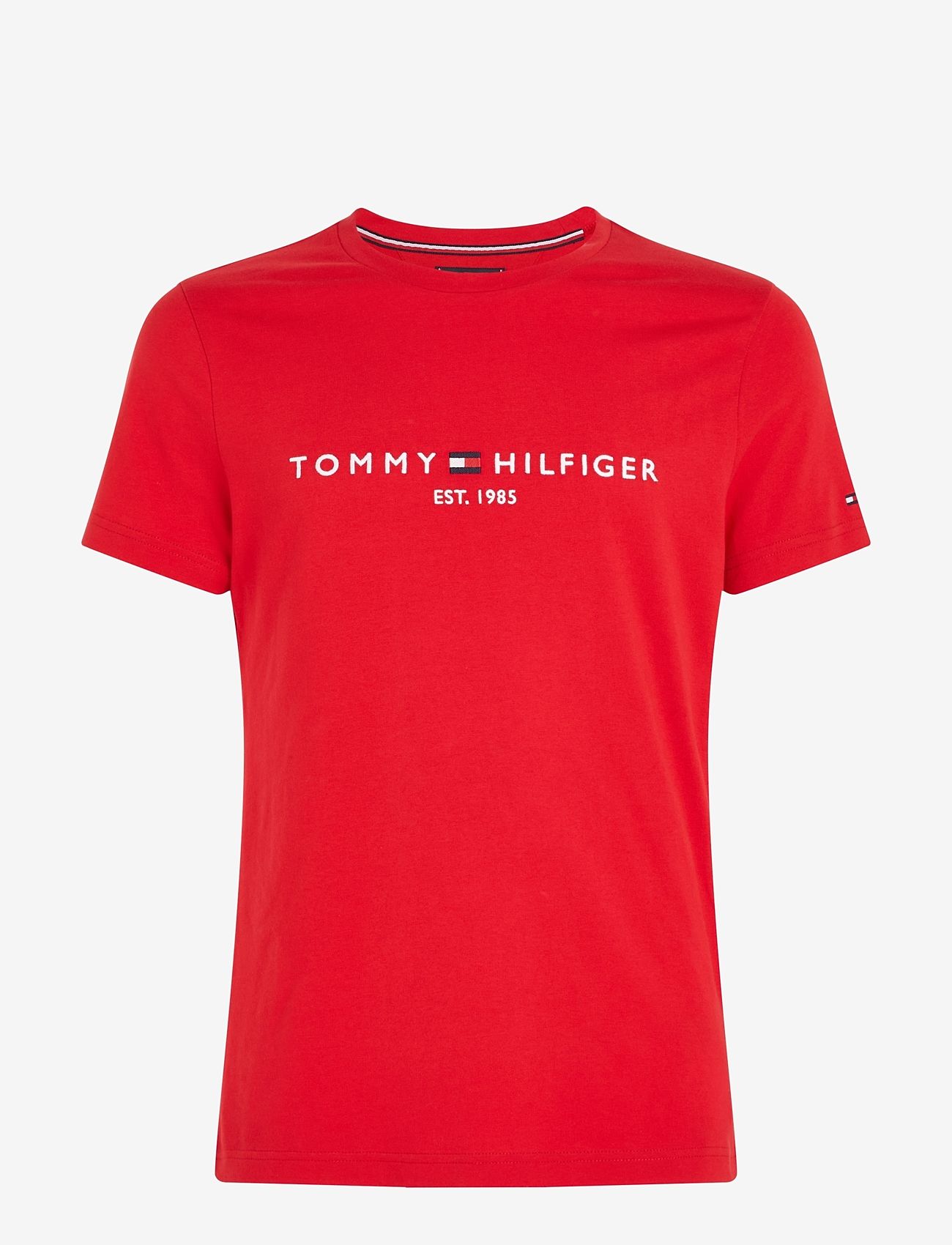 Tommy Hilfiger - TOMMY LOGO TEE - korte mouwen - primary red - 0