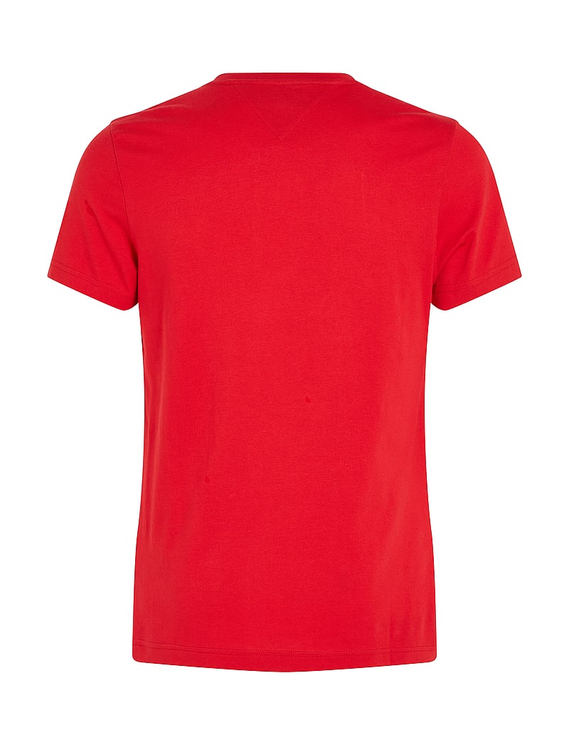 Tommy Hilfiger - TOMMY LOGO TEE - kortärmade t-shirts - primary red - 5