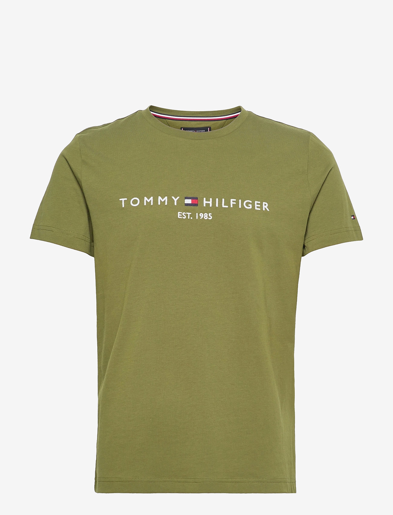 Tommy Hilfiger - TOMMY LOGO TEE - lühikeste varrukatega t-särgid - putting green - 0