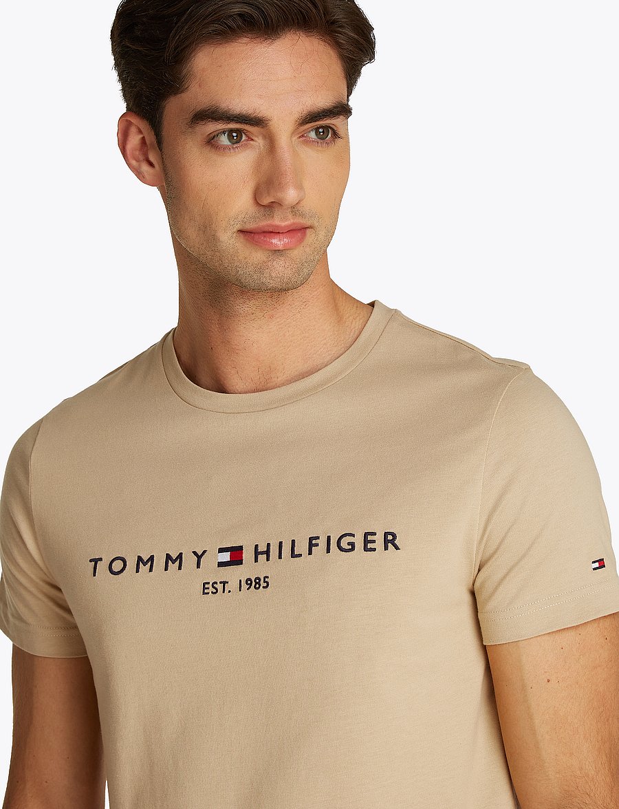Tommy Hilfiger - TOMMY LOGO TEE - kurzärmelig - sandalwood - 4