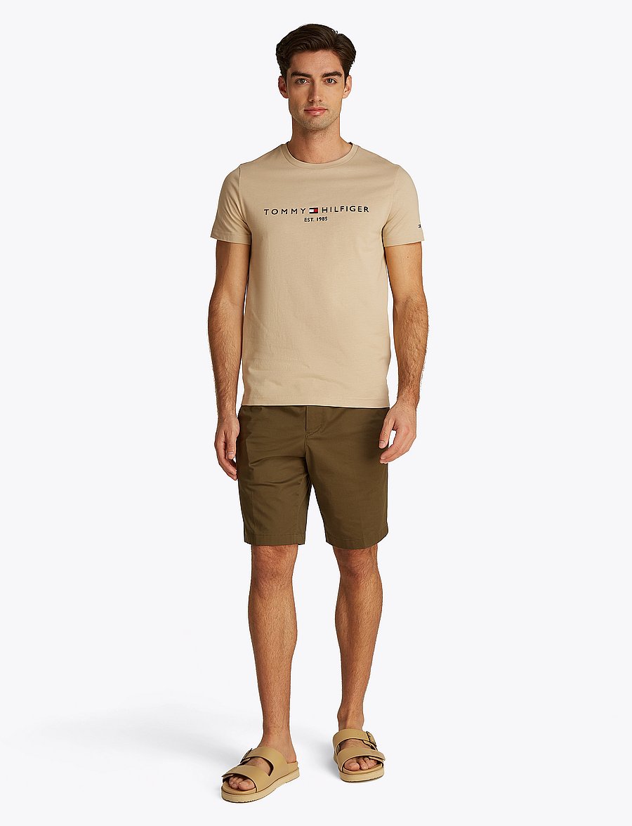 Tommy Hilfiger - TOMMY LOGO TEE - kurzärmelig - sandalwood - 5