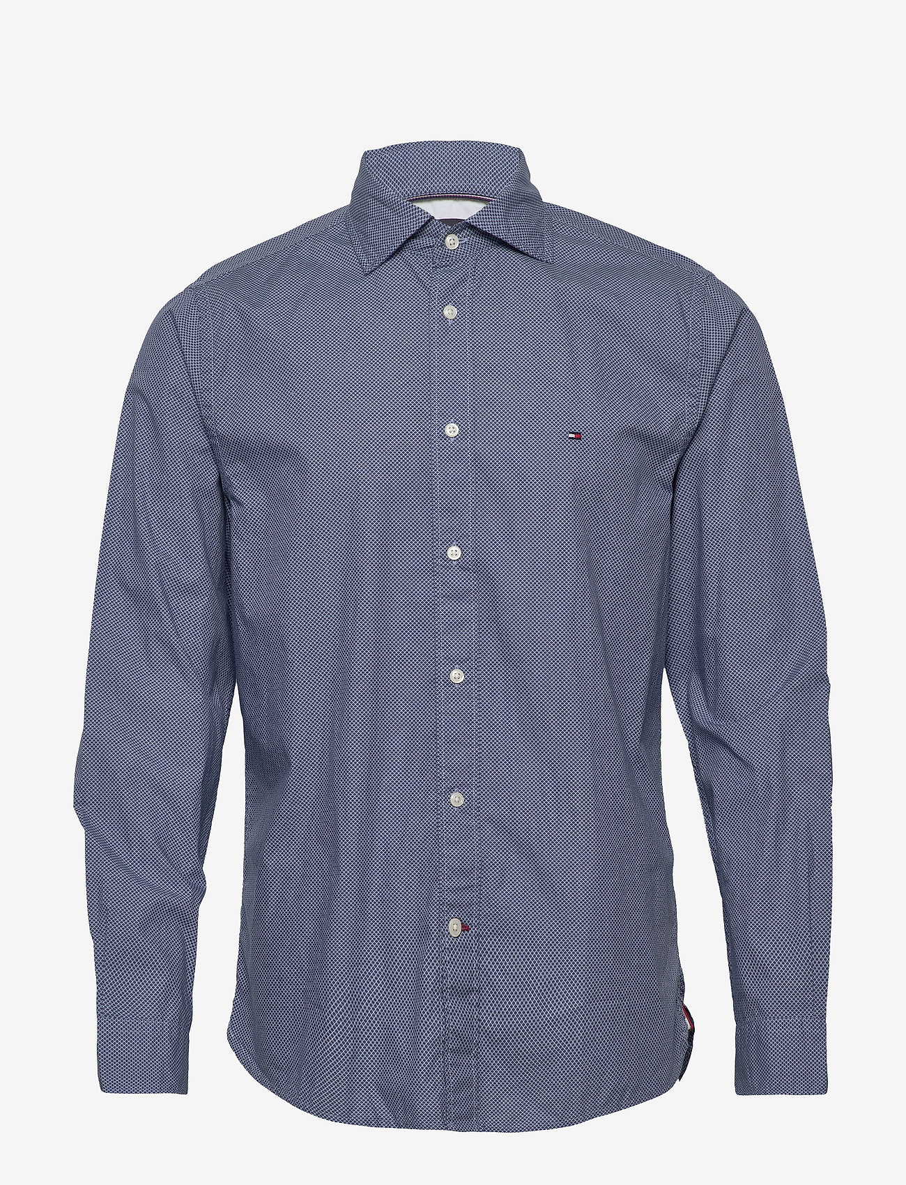 FAKE SOLID PRINT SHI - SOFT BLUE / MARITIME BLUE