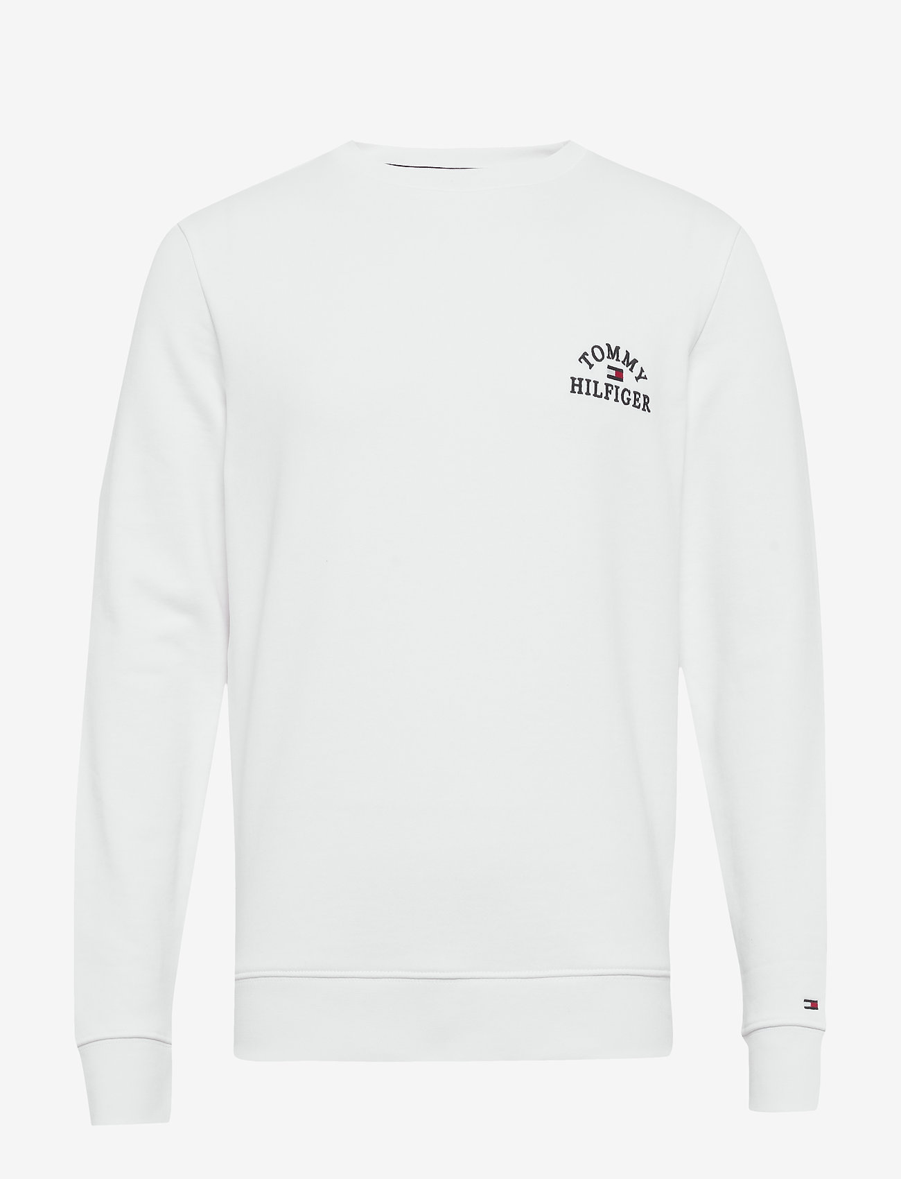 BASIC EMBROIDERED SWEATSHIRT - WHITE