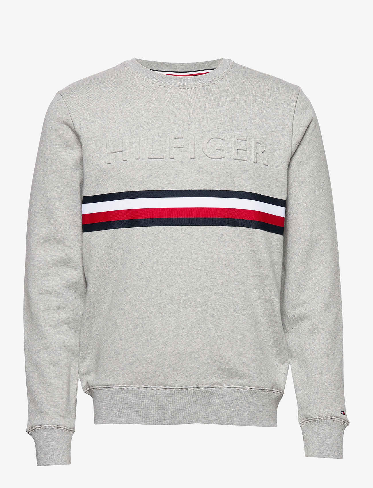 Tommy Hilfiger - HILFIGER EMBOSSED SW - medium grey heather - 0