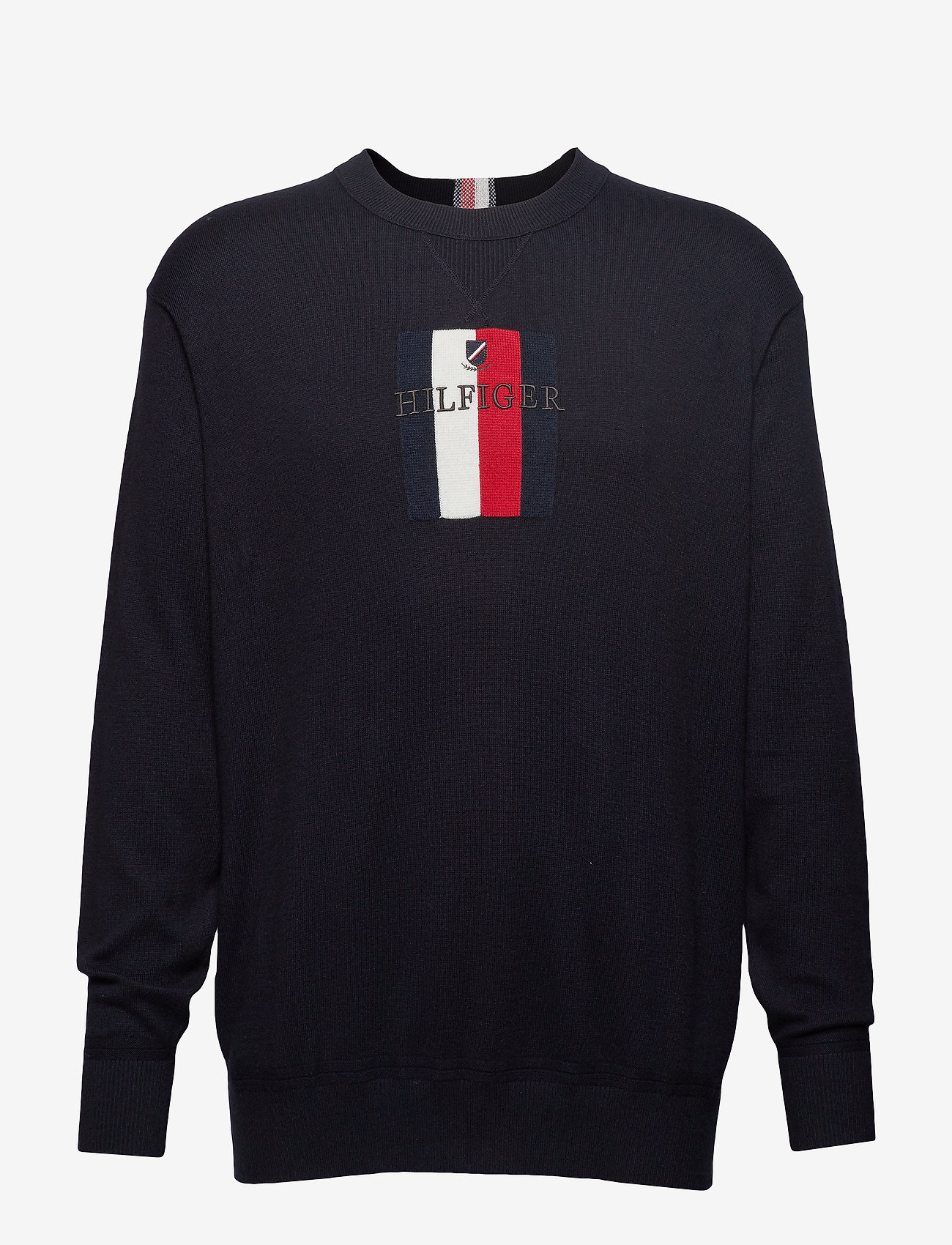 Tommy Hilfiger - BT-GLOBAL STRIPE GRPHC SWEATER-B - sky captain - 0