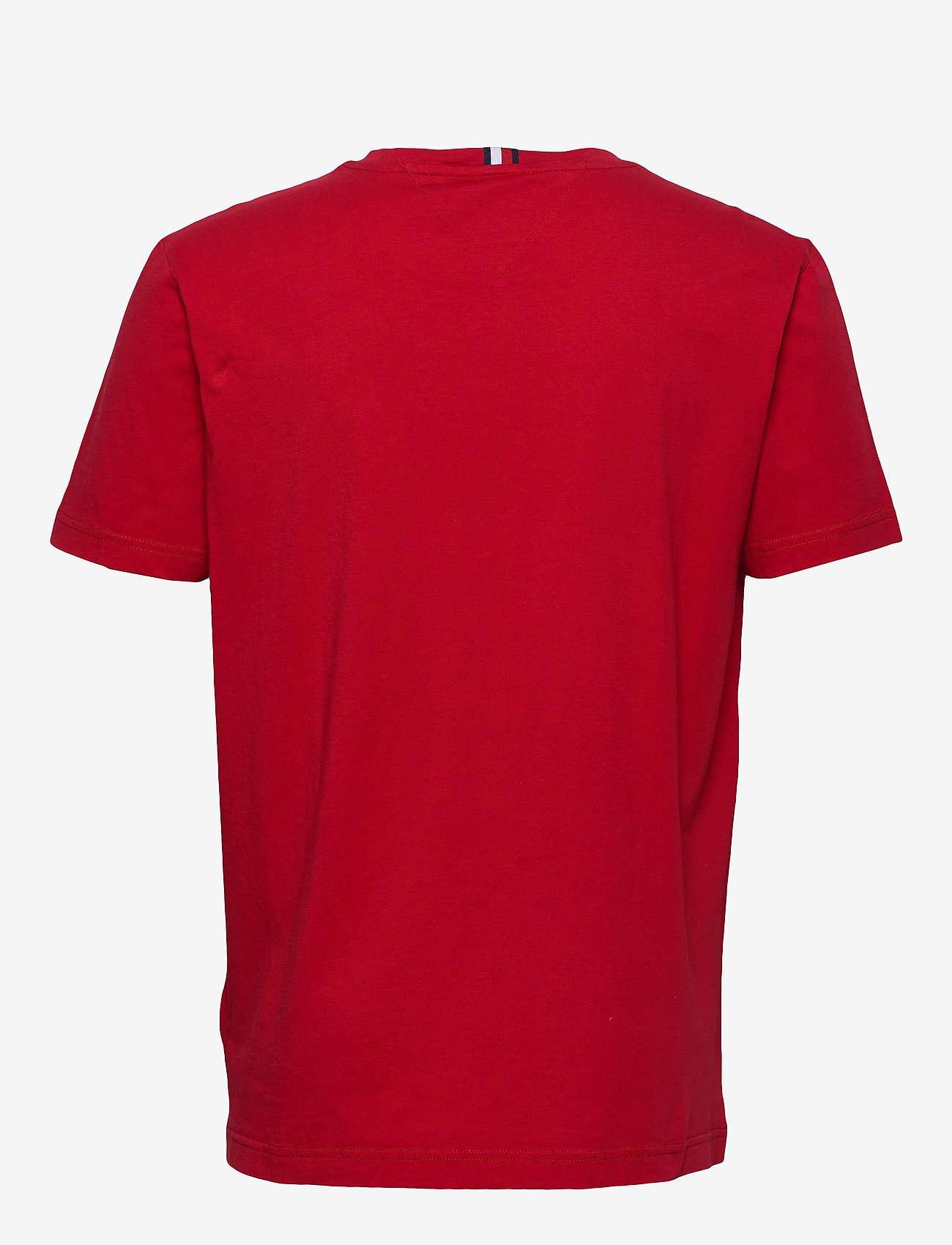 Tommy Hilfiger - LOGO CHEST STRIPE TE - primary red - 1
