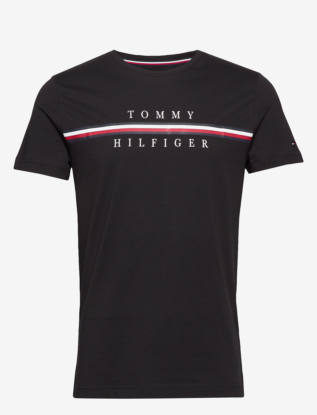 CORP SPLIT TEE - BLACK