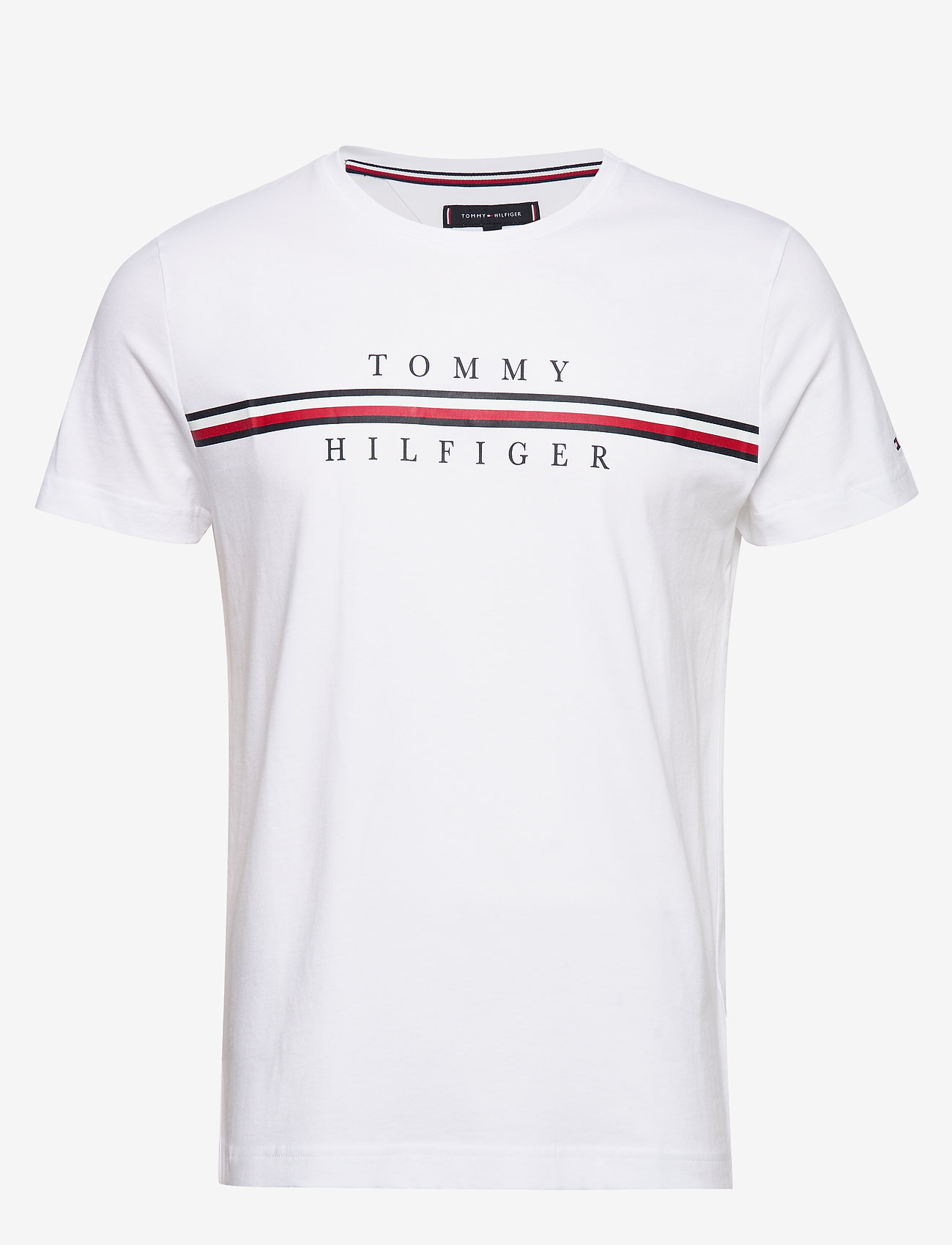 CORP SPLIT TEE - WHITE