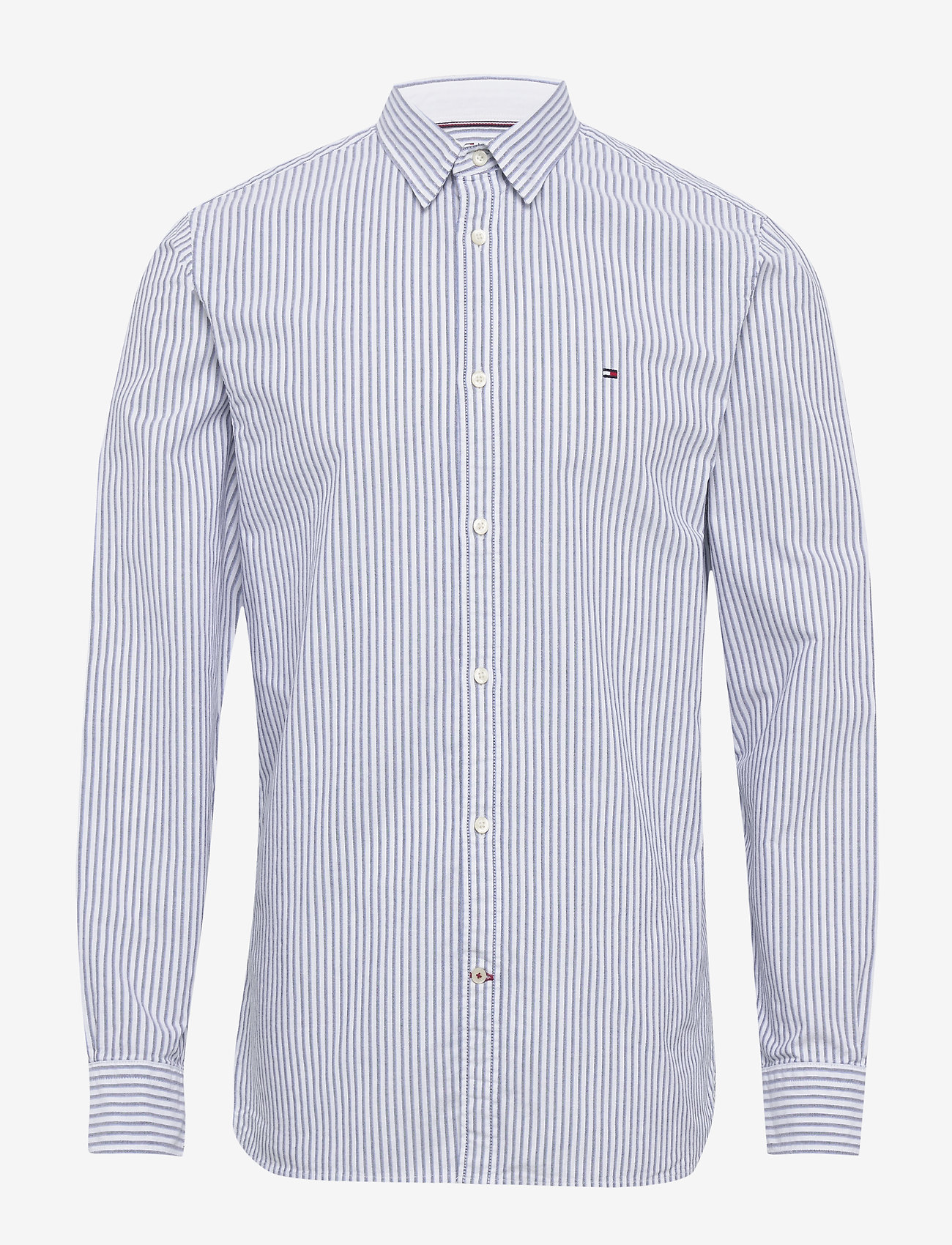 Tommy Hilfiger - ORGANIC OXFORD STRIPE SHIRT - blue ink / multi - 0