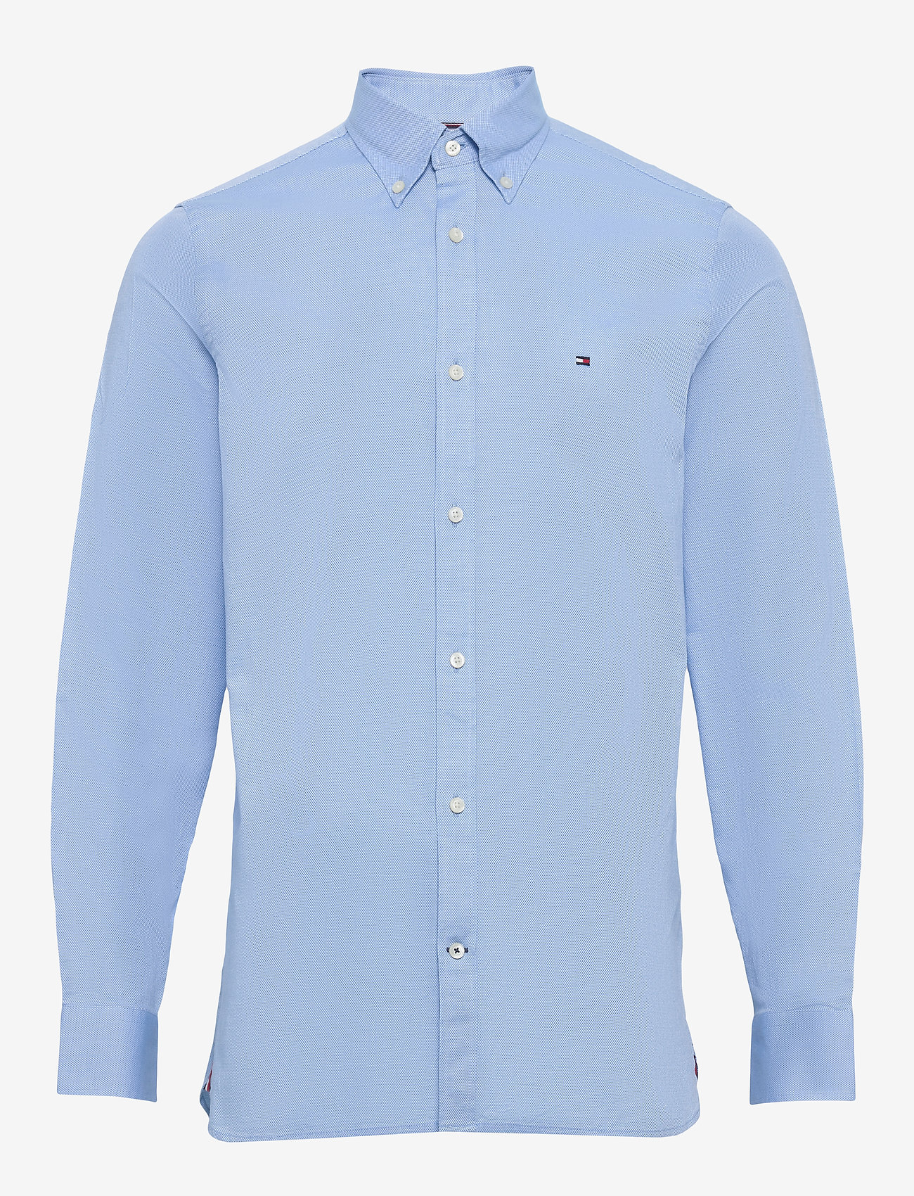Tommy Hilfiger - SLIM FLEX ESSENTIAL DOBBY SHIRT - copenhagen blue - 0