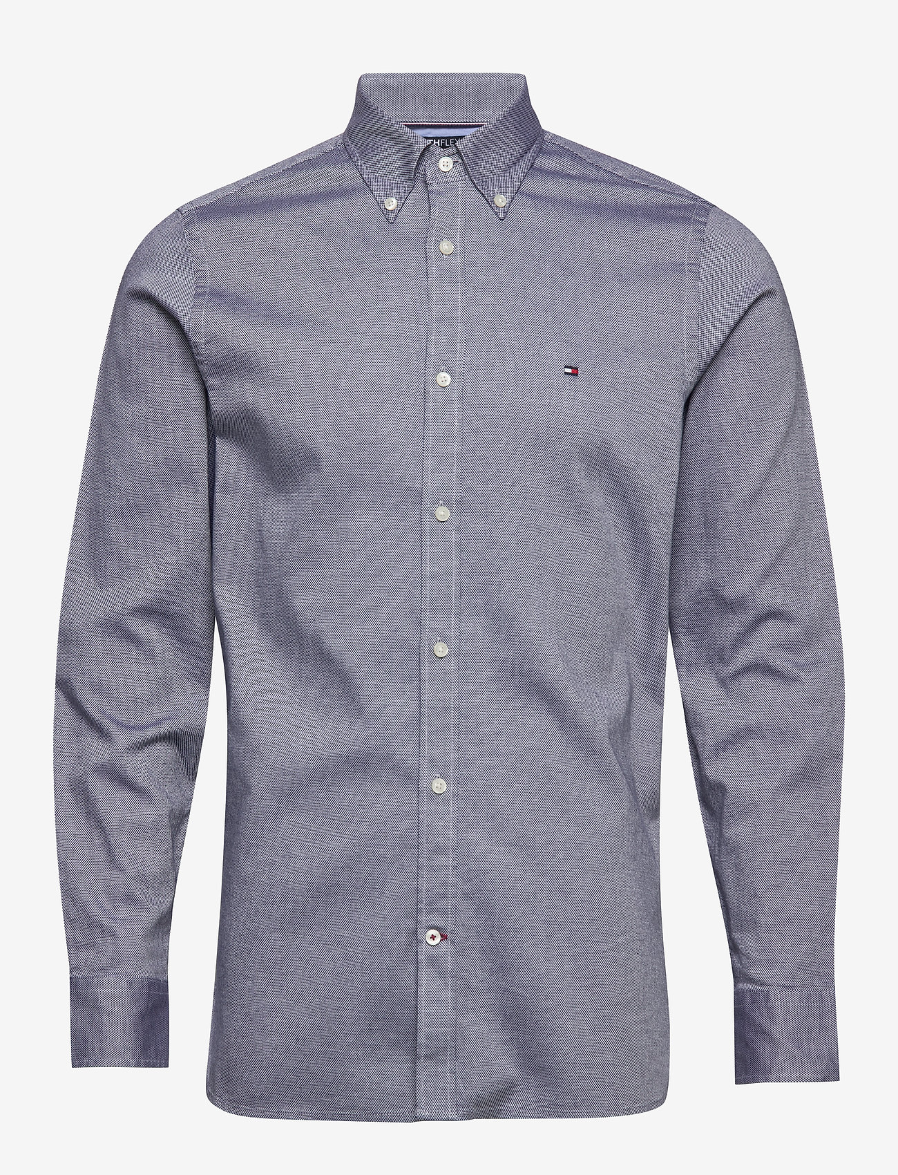 SLIM FLEX ESSENTIAL DOBBY SHIRT - DESERT SKY