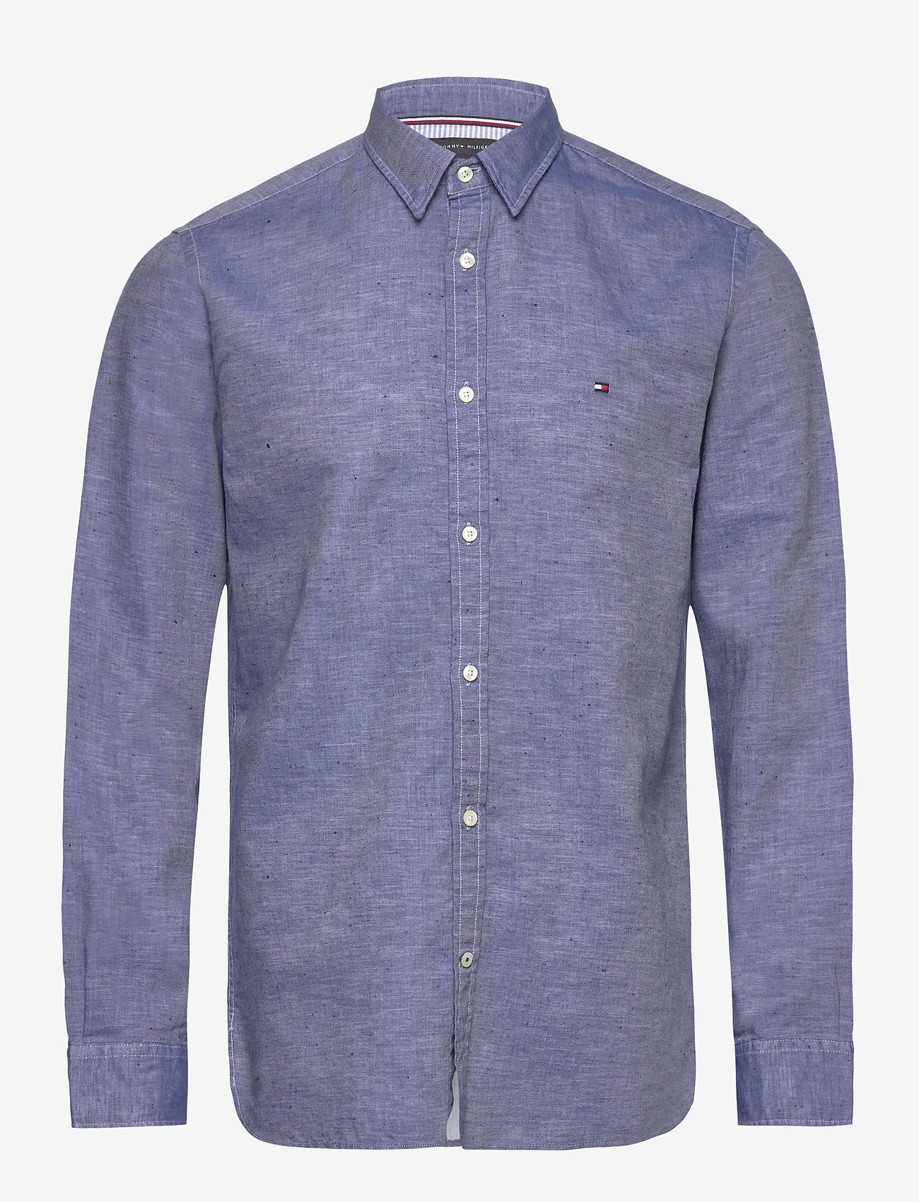 Tommy Hilfiger - COTTON LINEN TWILL SHIRT - blue ink - 0