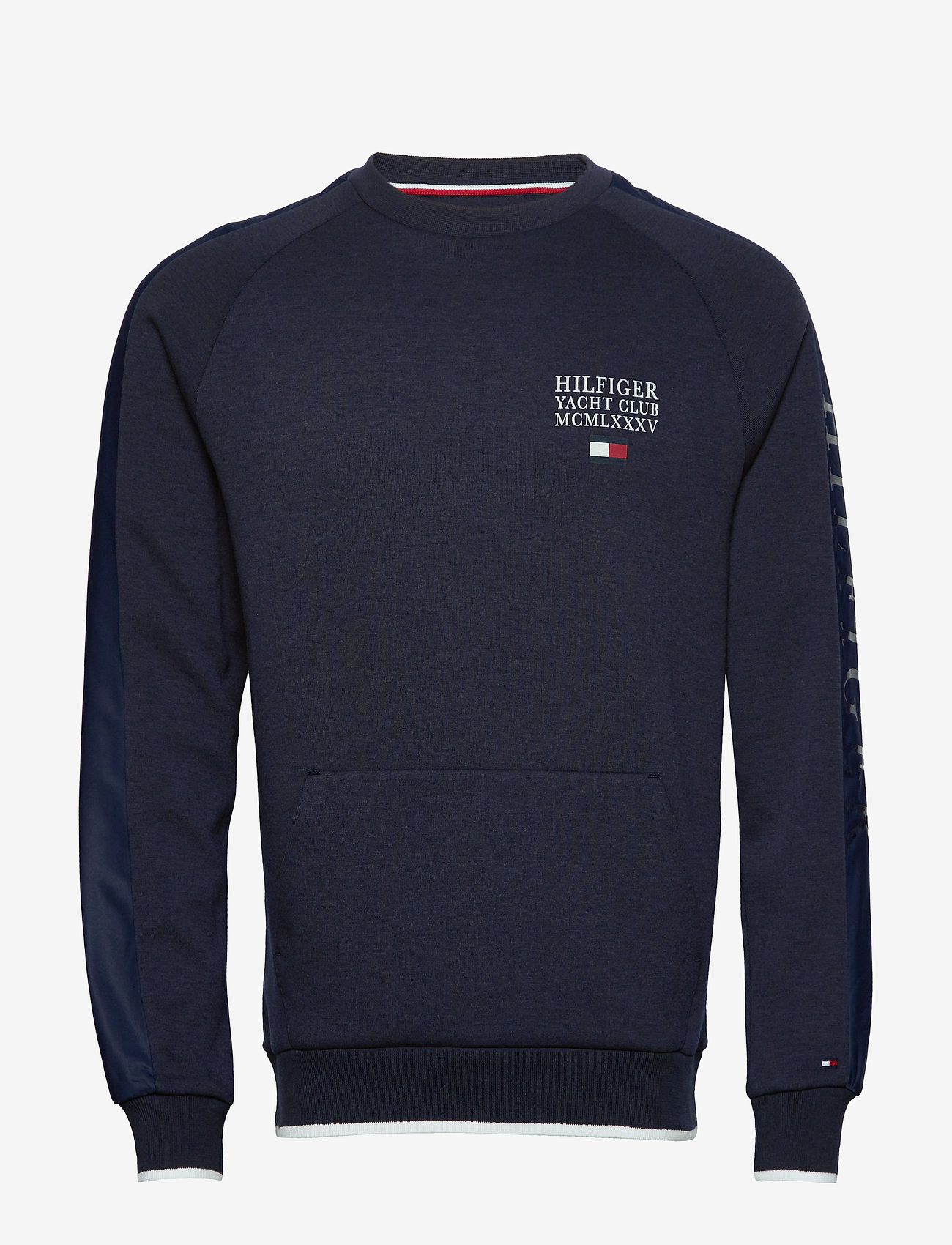 Tommy Hilfiger - TH FLEX NYLN PANELED  SWEATSHIRT - desert sky - 0