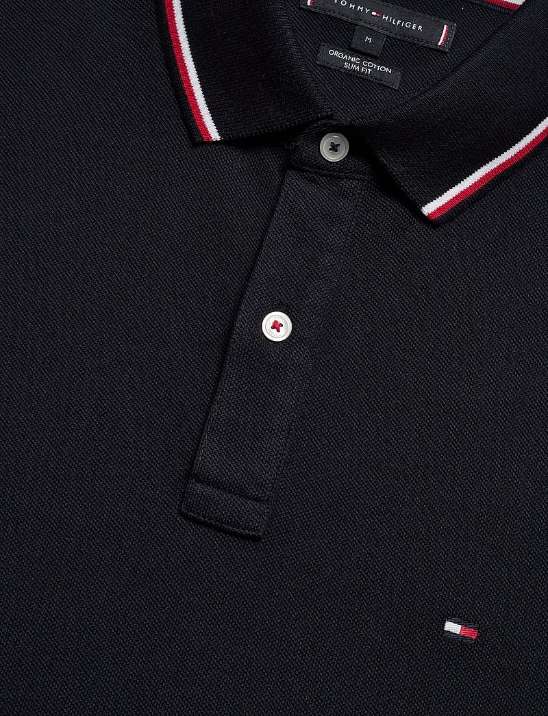 Tommy Hilfiger - CORE TOMMY TIPPED SLIM POLO - kurzärmelig - desert sky - 5