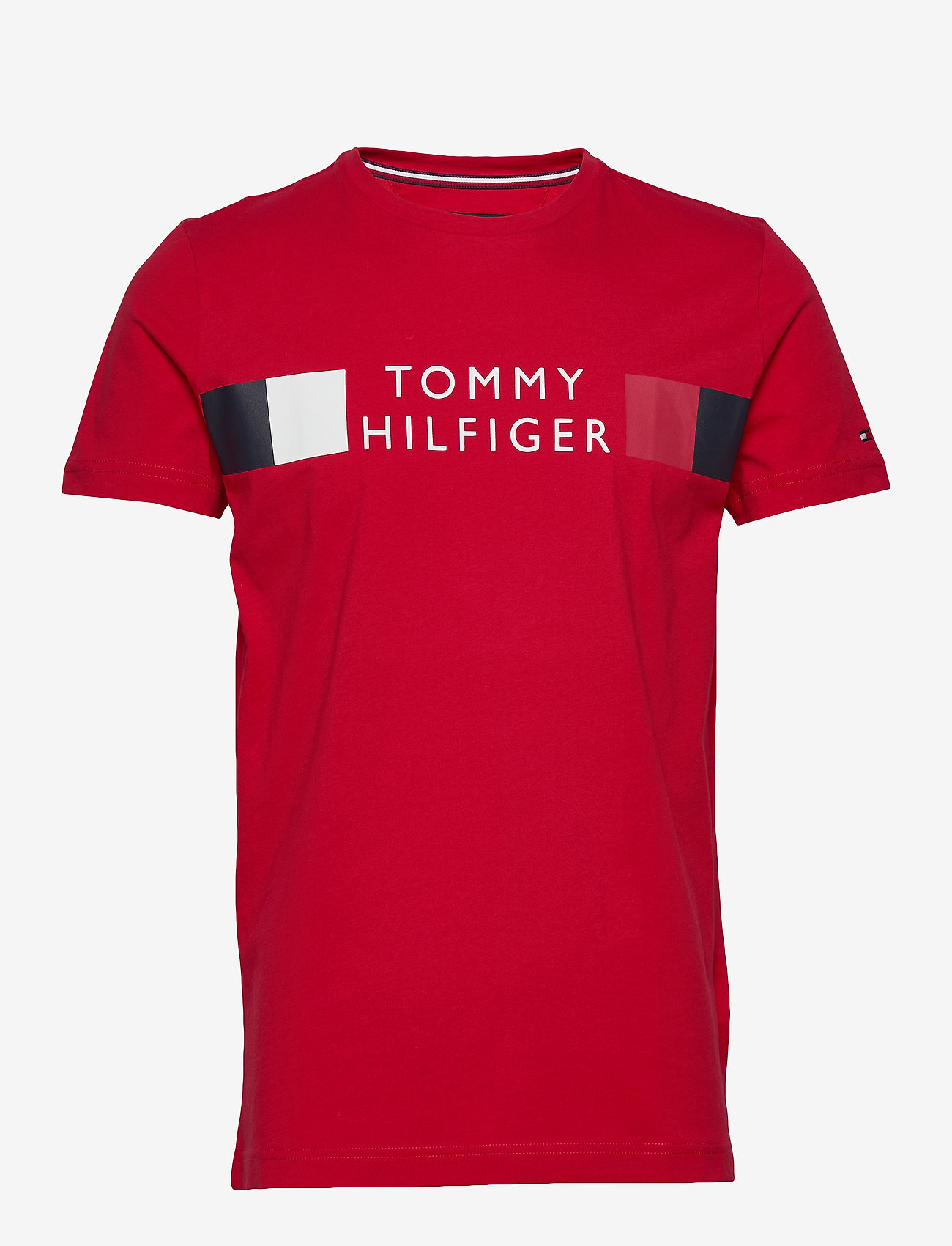 RWB STRIPE TEE - PRIMARY RED