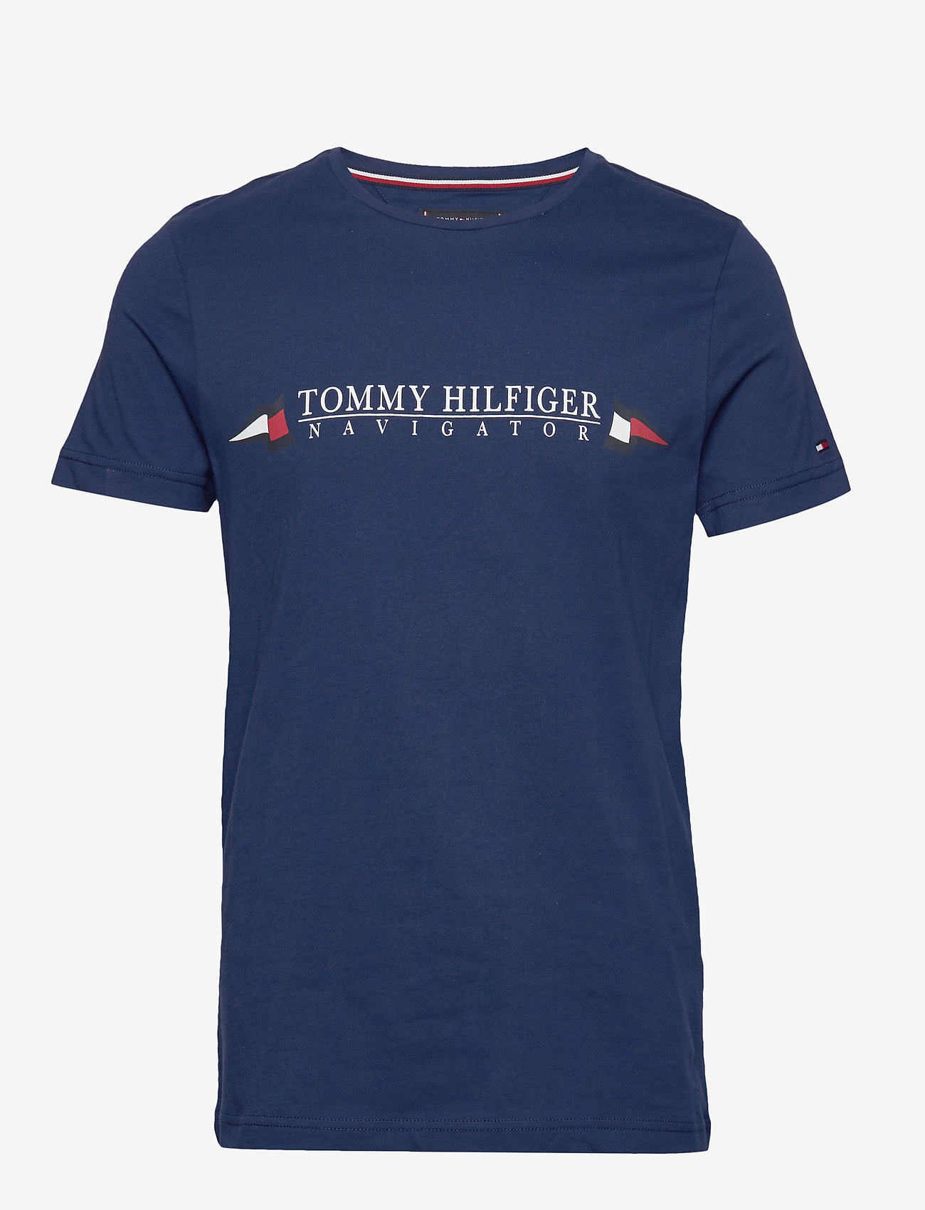 Tommy Hilfiger - SAILING FLAGS TEE - blue ink - 0