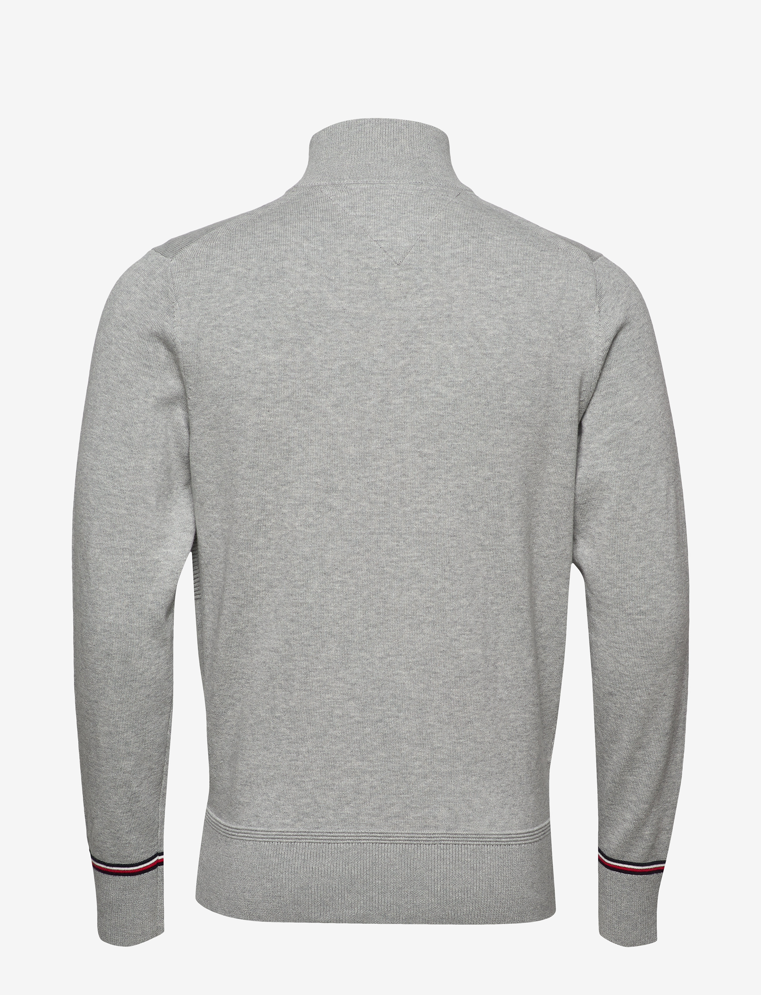 Tommy Hilfiger - STRUCTURED FLAG ZIP THROUGH - medium grey heather - 1