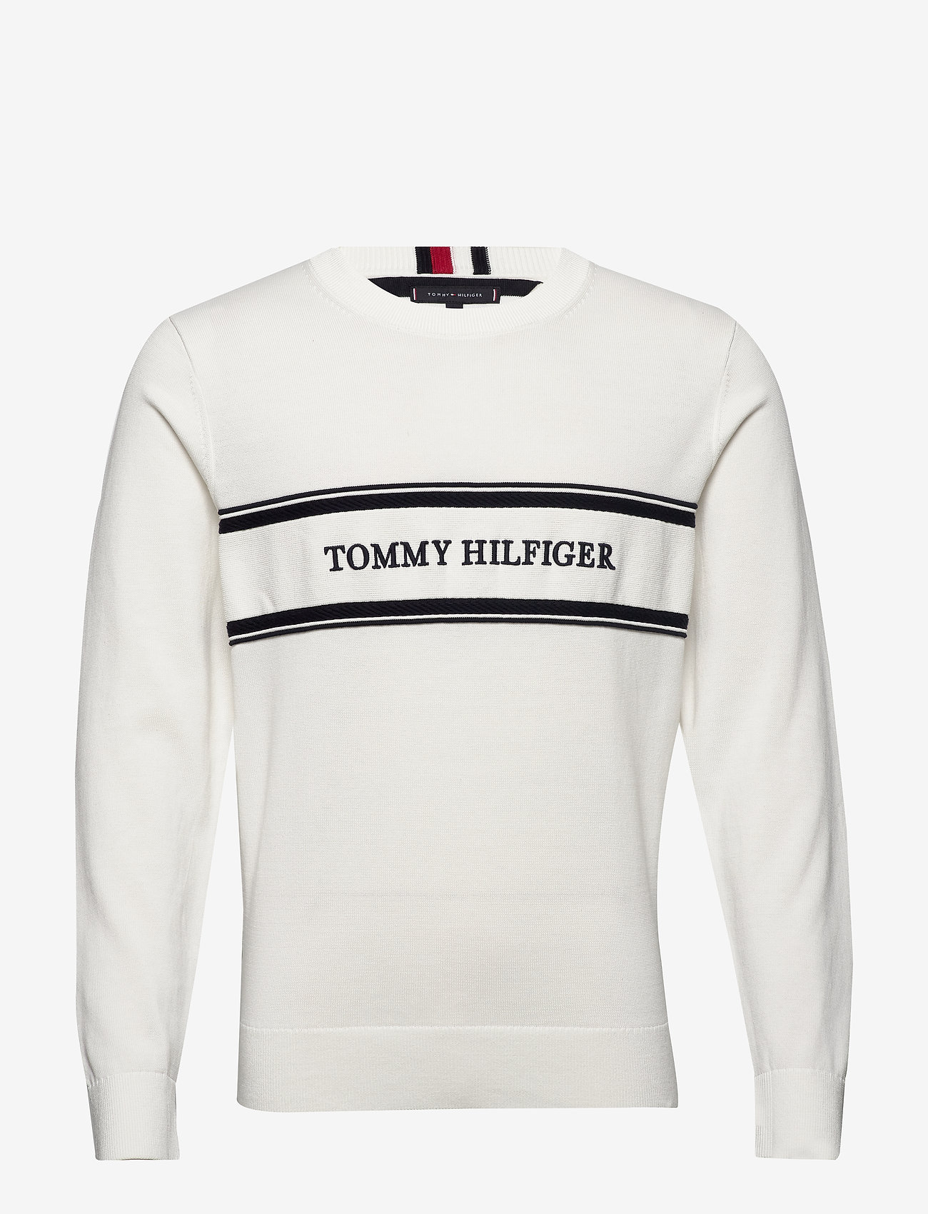 Tommy Hilfiger - ROPE LOGO SWEATER - ecru - 0