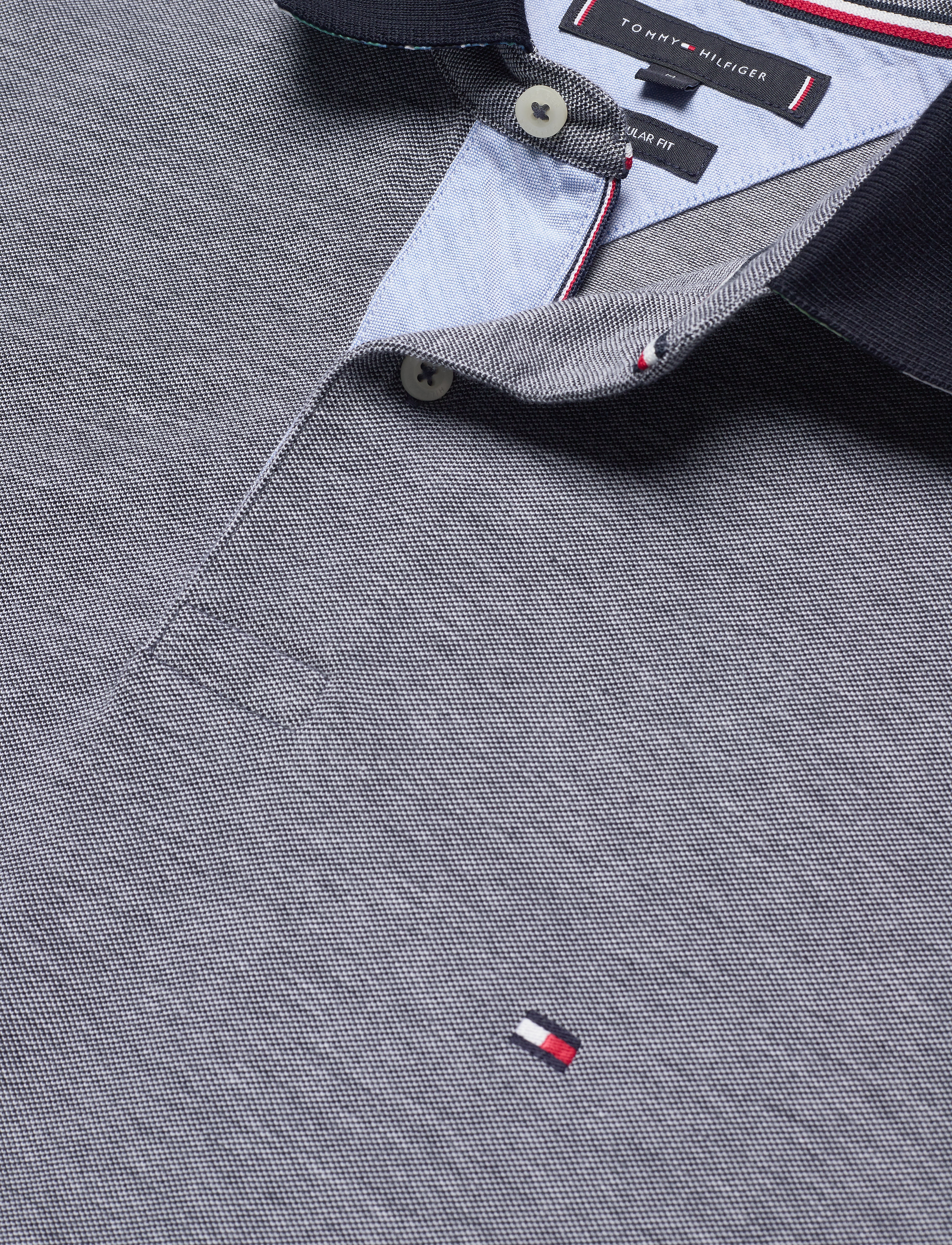 Tommy Hilfiger - UNDERCOLLAR REGULAR POLO - desert sky - 2